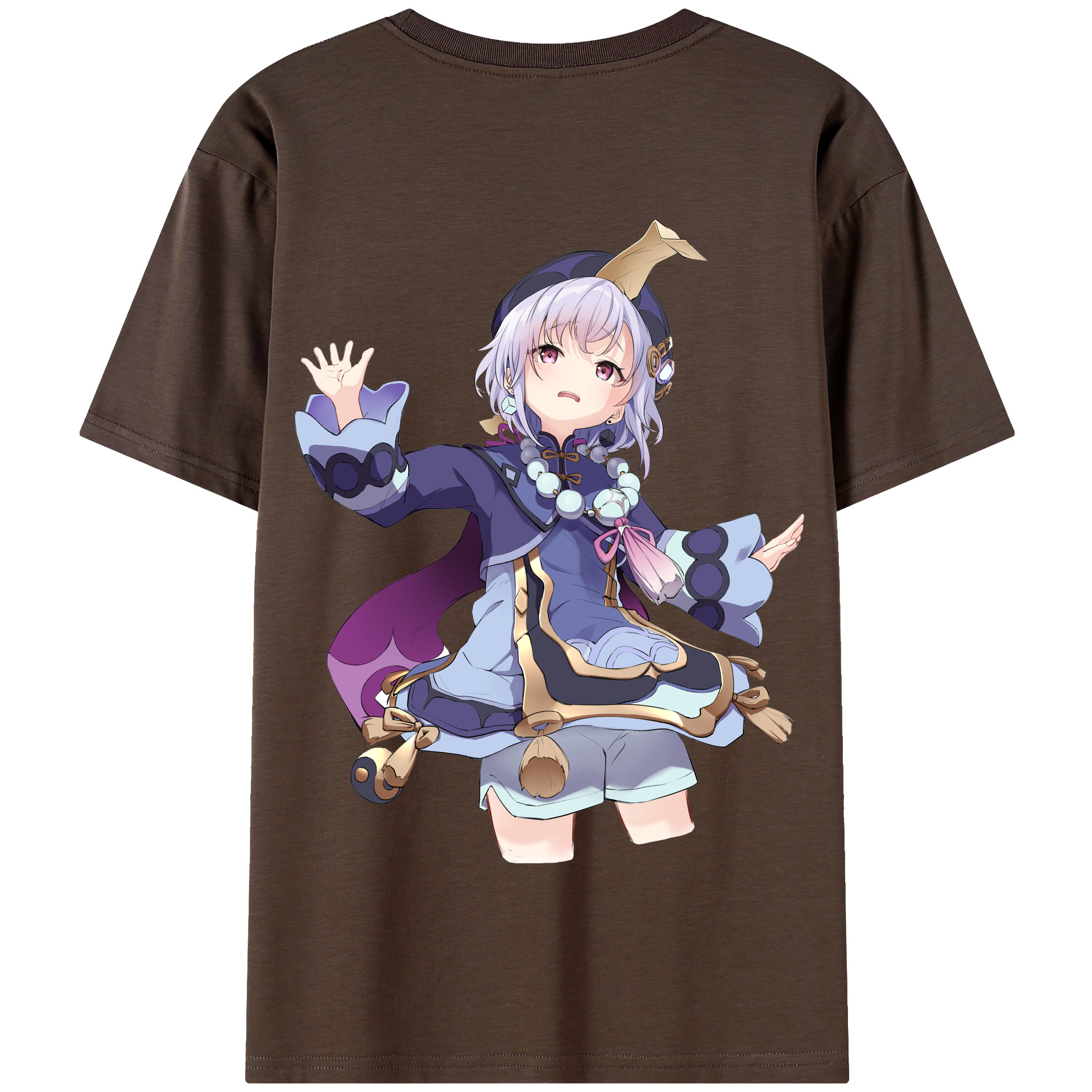 げんし神 七七 なな  genshin Nana 綿100％半袖Tシャツ（背面プリント）