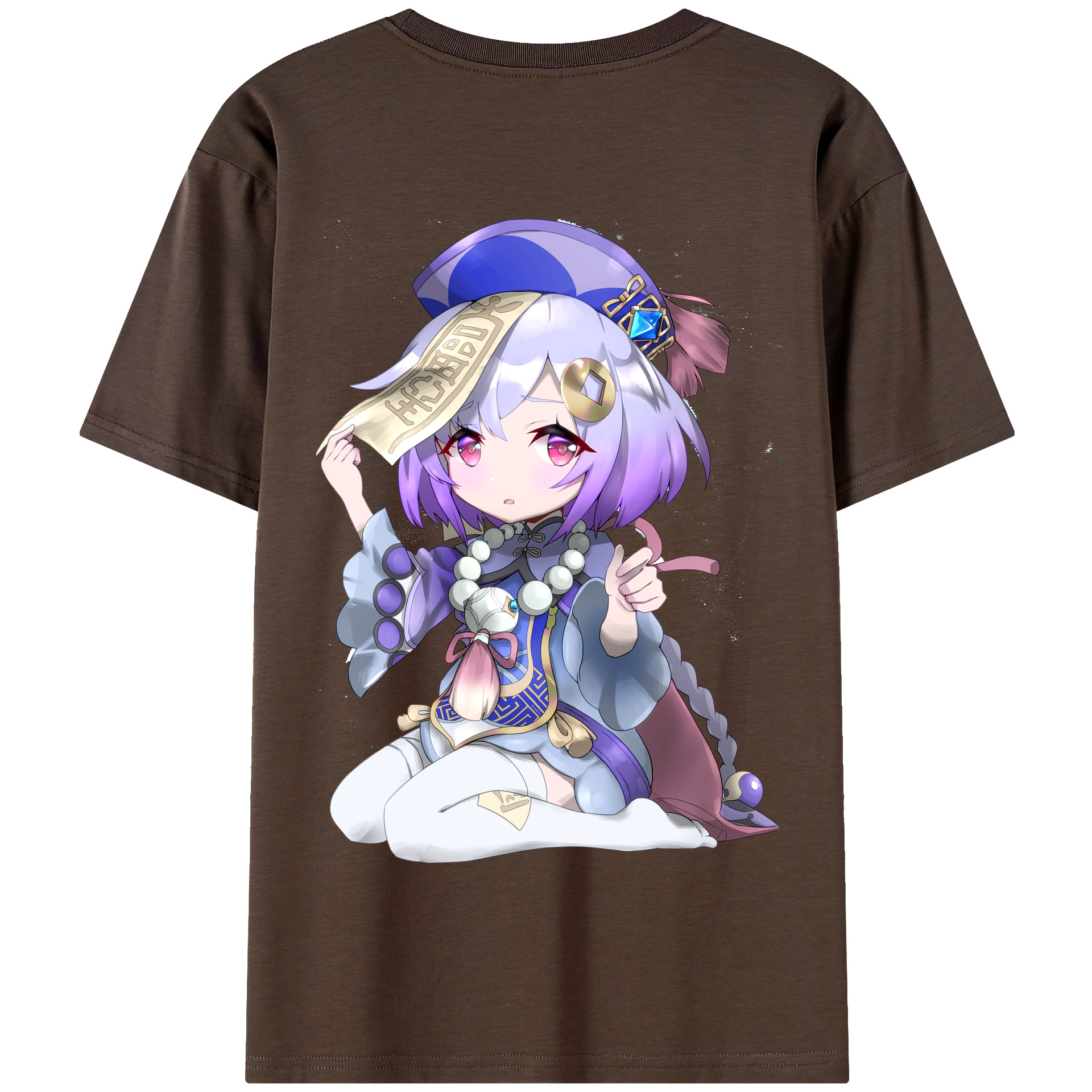 げんし神 七七 なな  genshin Nana 綿100％半袖Tシャツ（背面プリント）