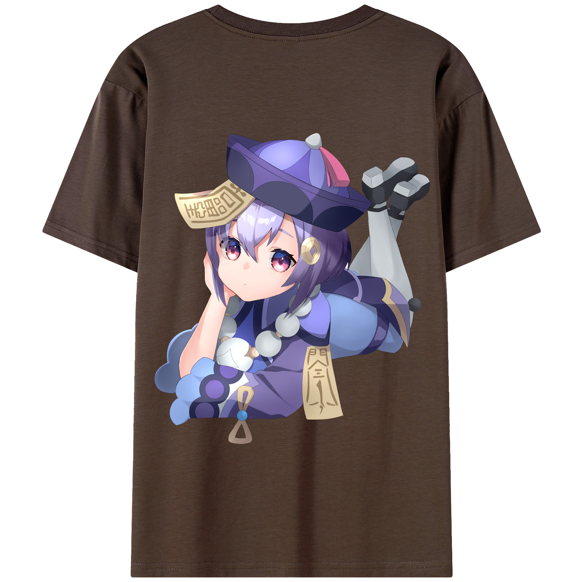 げんし神 七七 なな  genshin Nana 綿100％半袖Tシャツ（背面プリント）