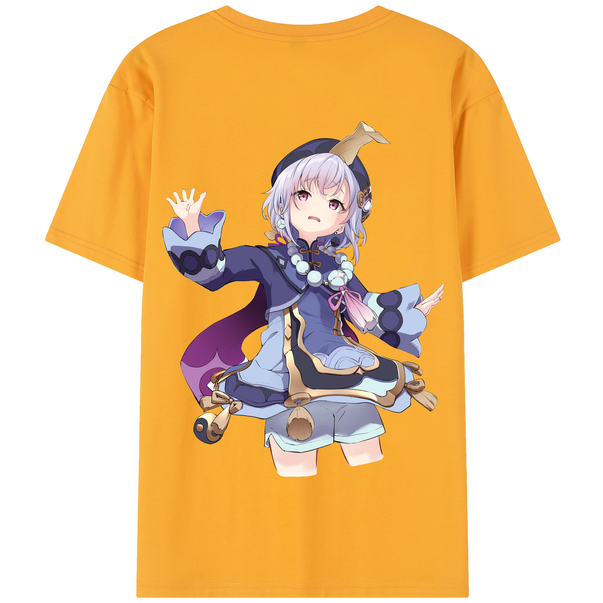 げんし神 七七 なな  genshin Nana 綿100％半袖Tシャツ（背面プリント）