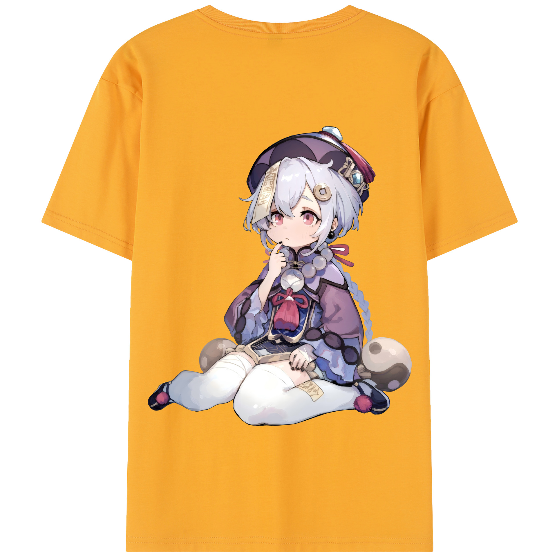 げんし神 七七 なな  genshin Nana 綿100％半袖Tシャツ（背面プリント）