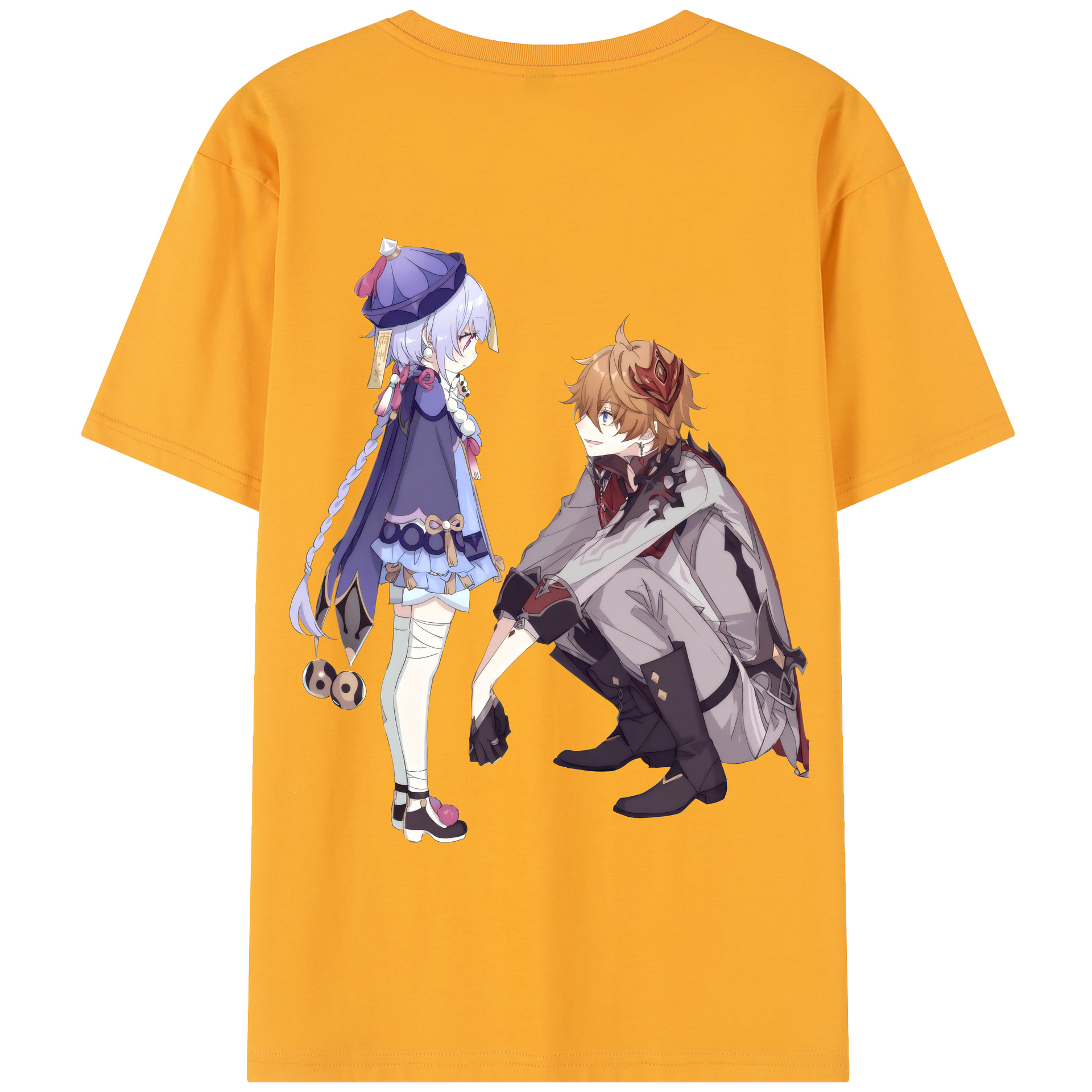 げんし神 七七 なな  genshin Nana 綿100％半袖Tシャツ（背面プリント）