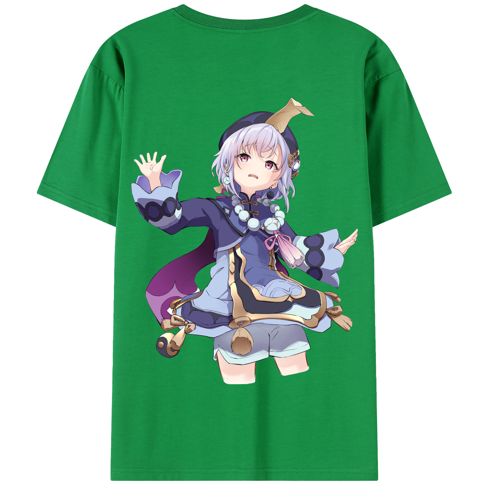 げんし神 七七 なな  genshin Nana 綿100％半袖Tシャツ（背面プリント）