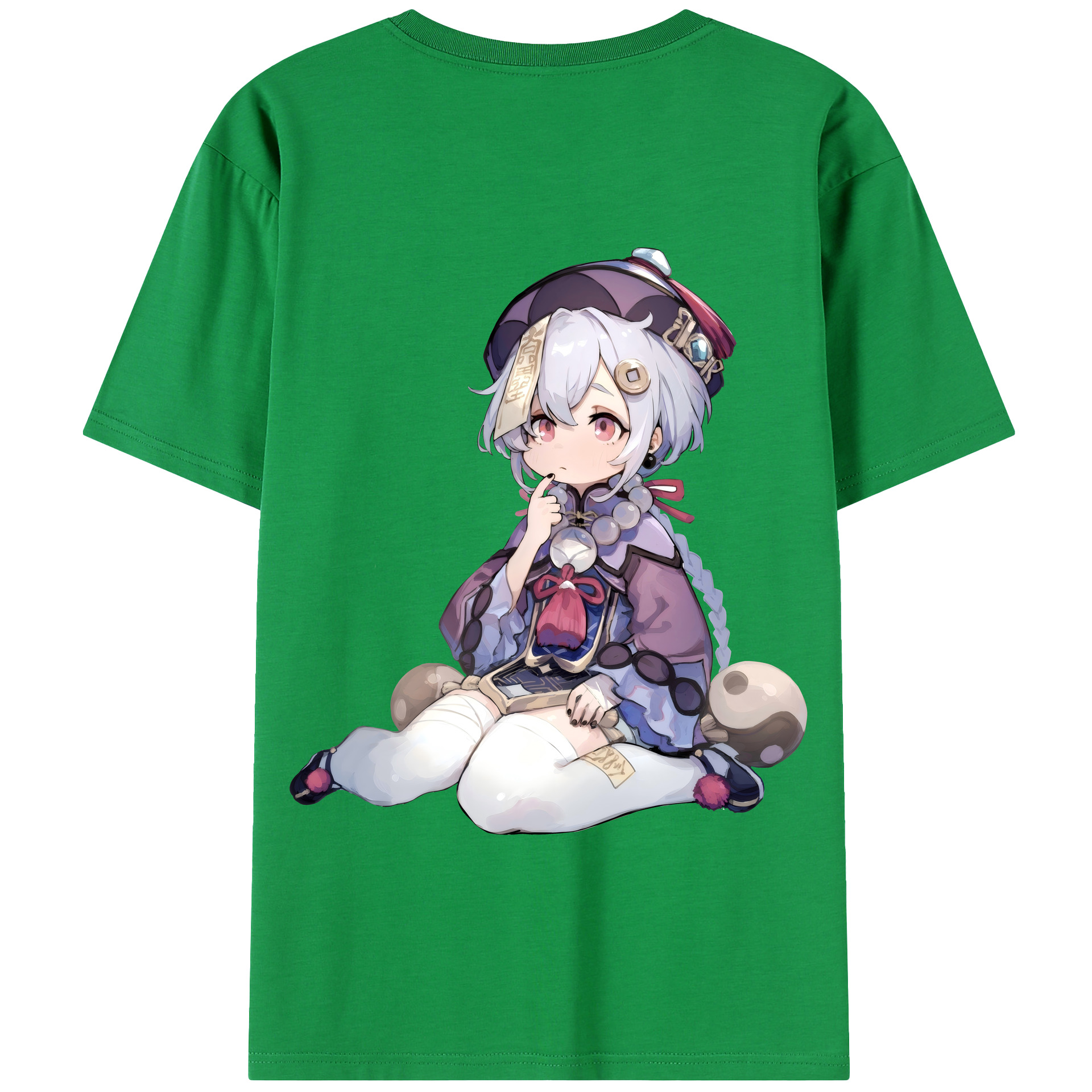 げんし神 七七 なな  genshin Nana 綿100％半袖Tシャツ（背面プリント）