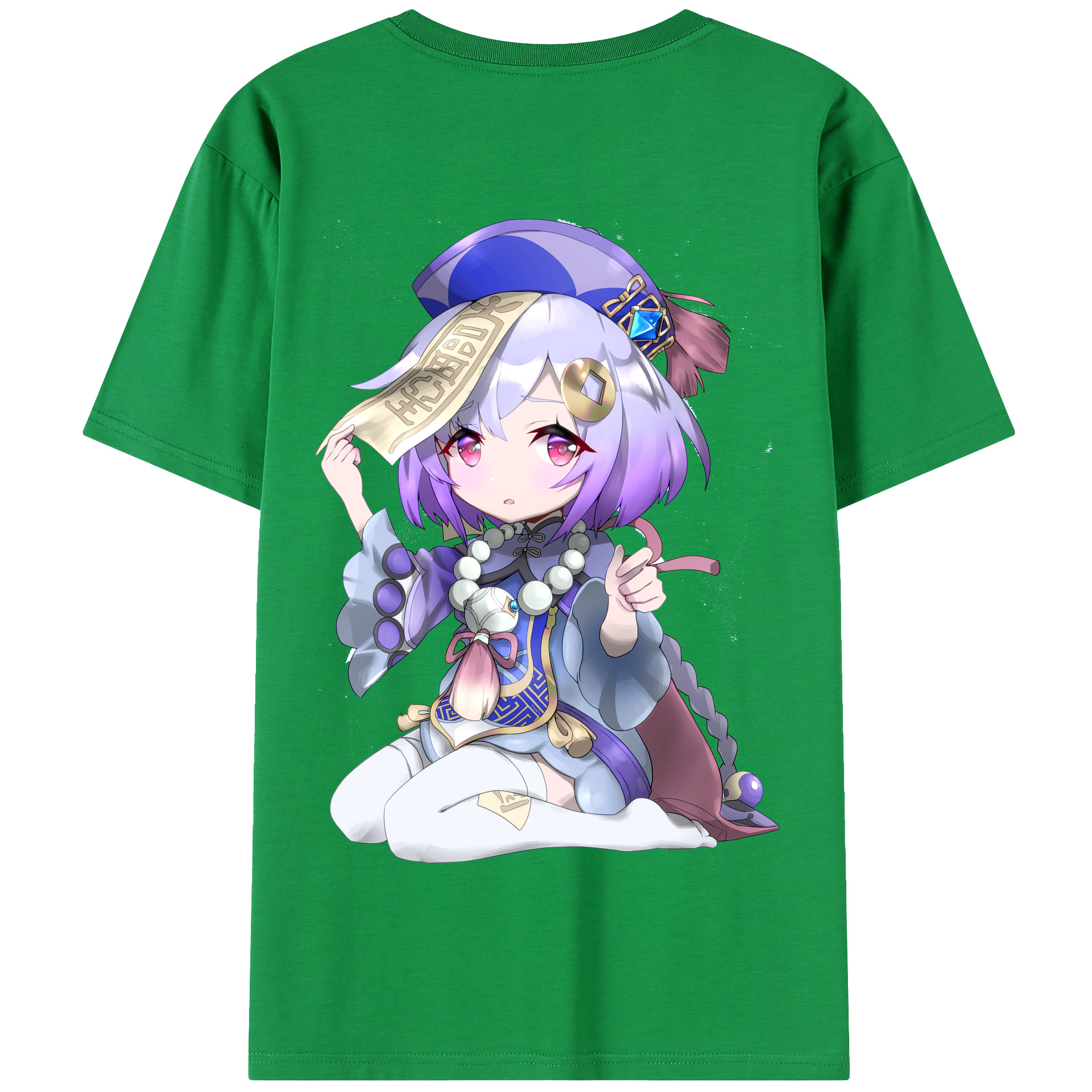 げんし神 七七 なな  genshin Nana 綿100％半袖Tシャツ（背面プリント）