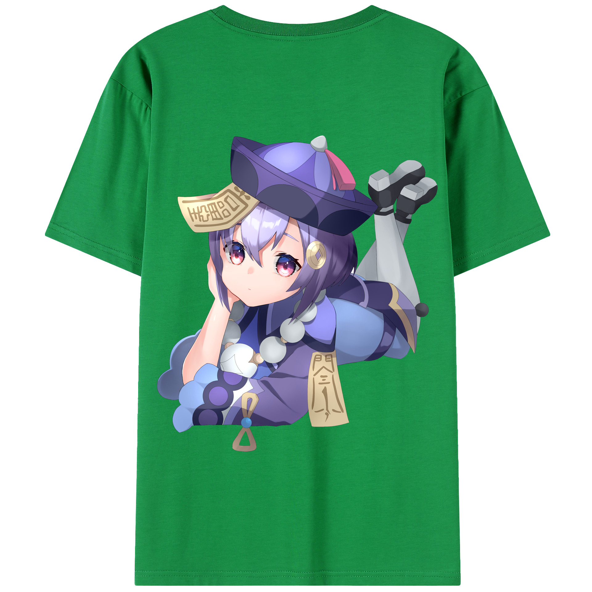 げんし神 七七 なな  genshin Nana 綿100％半袖Tシャツ（背面プリント）