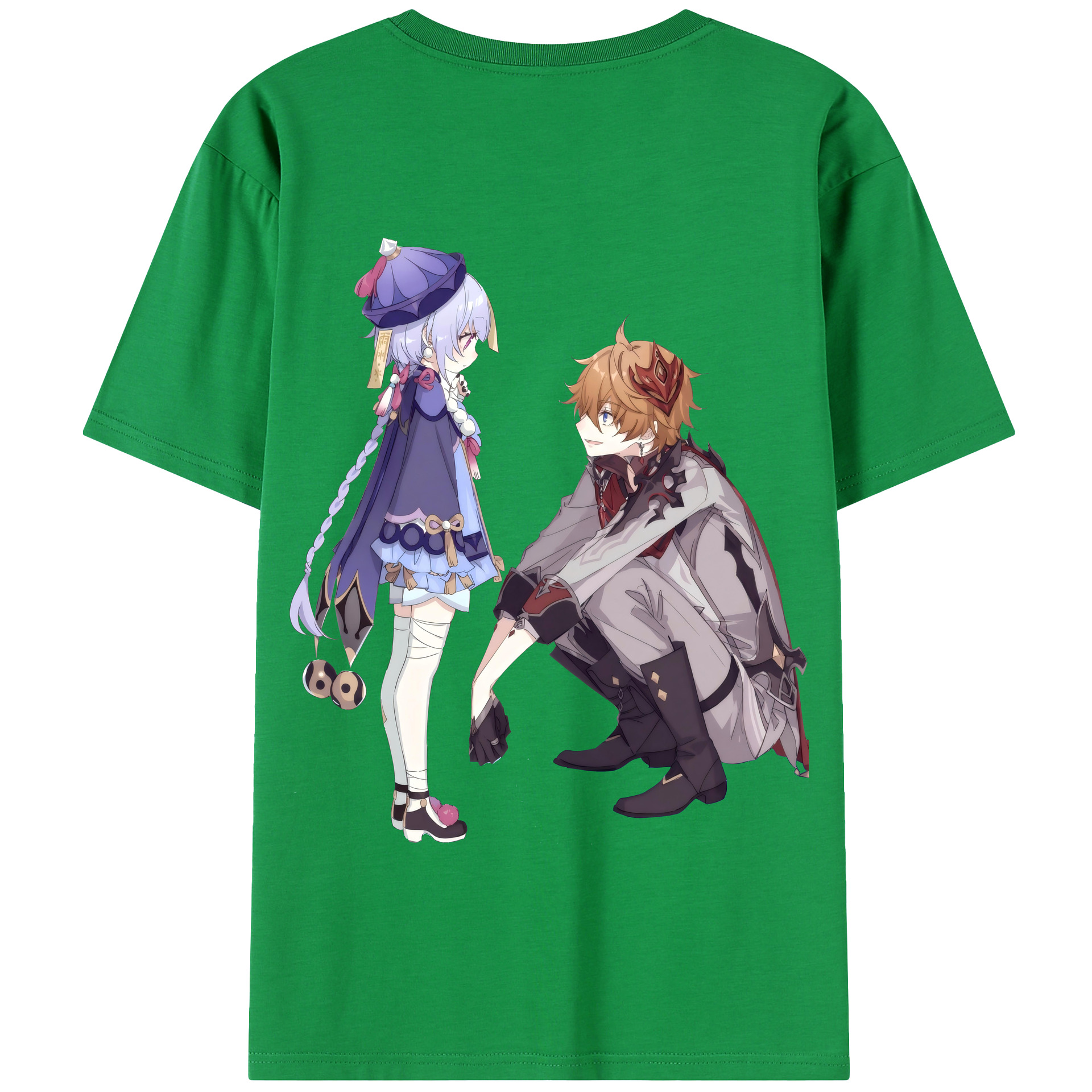 げんし神 七七 なな  genshin Nana 綿100％半袖Tシャツ（背面プリント）