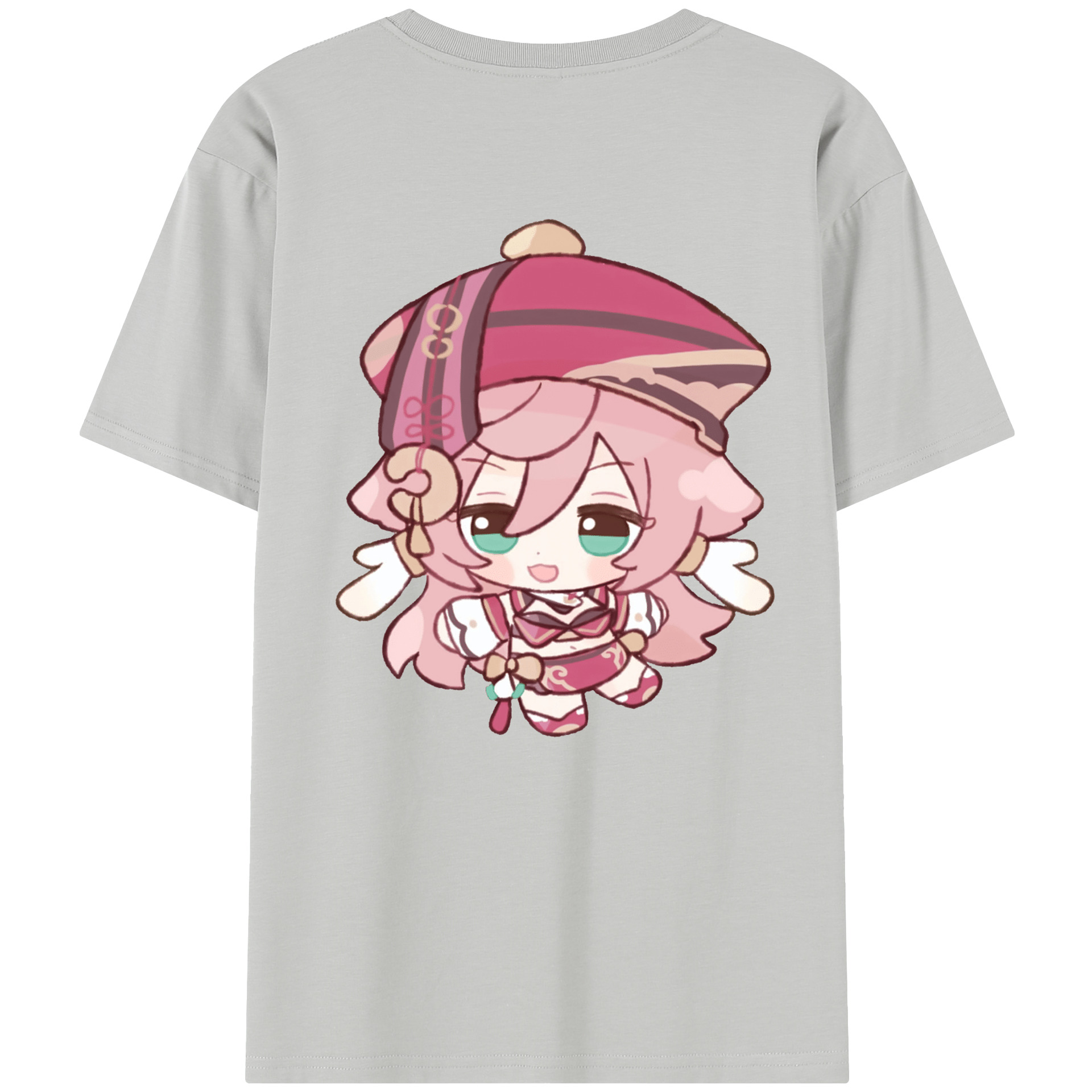 げんし神 ヤンフェイ genshin Yanfei 綿100％半袖Tシャツ（背面プリント）
