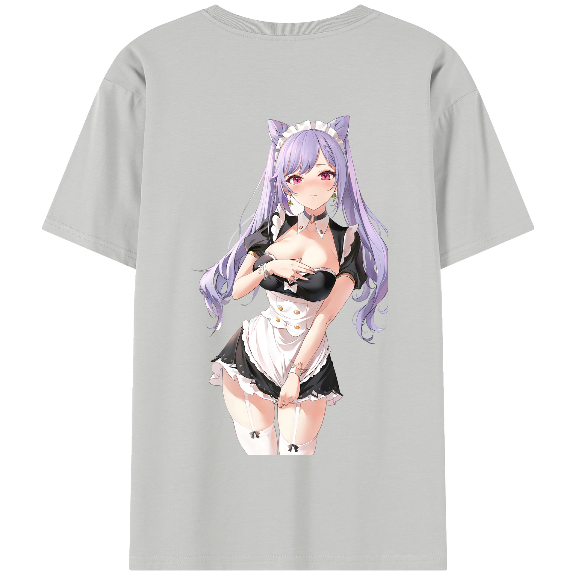 げんし神 刻晴 こくせい genshin Kokusei 綿100％半袖Tシャツ（背面プリント）