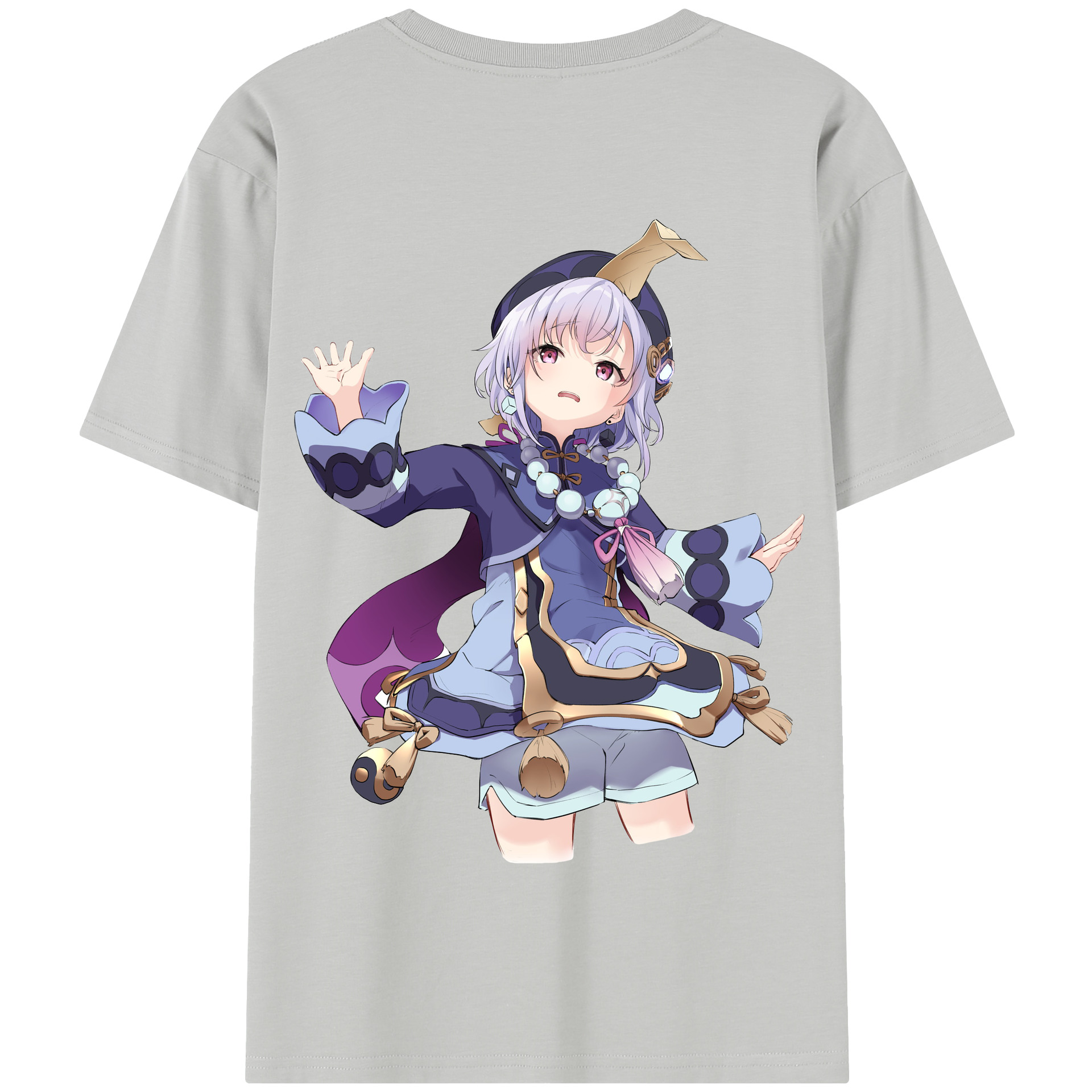 げんし神 七七 なな  genshin Nana 綿100％半袖Tシャツ（背面プリント）