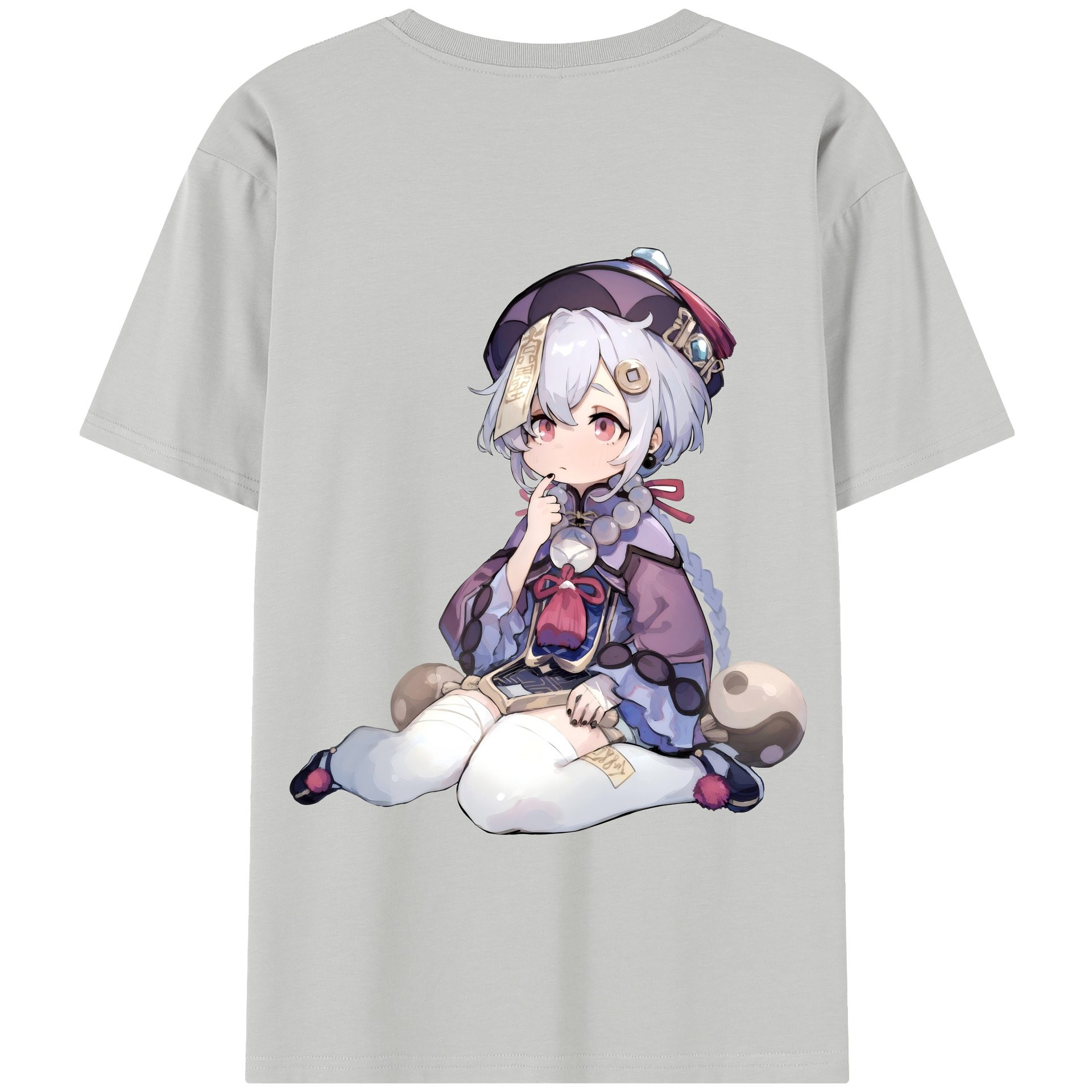 げんし神 七七 なな  genshin Nana 綿100％半袖Tシャツ（背面プリント）