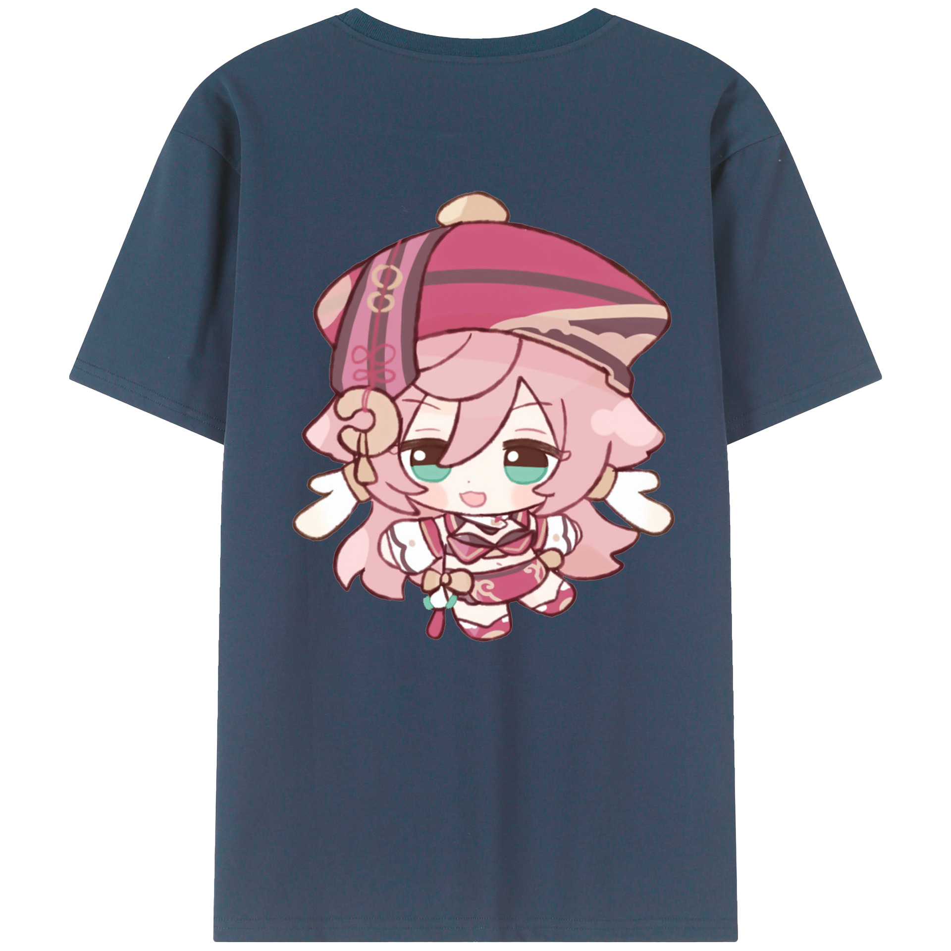 げんし神 ヤンフェイ genshin Yanfei 綿100％半袖Tシャツ（背面プリント）