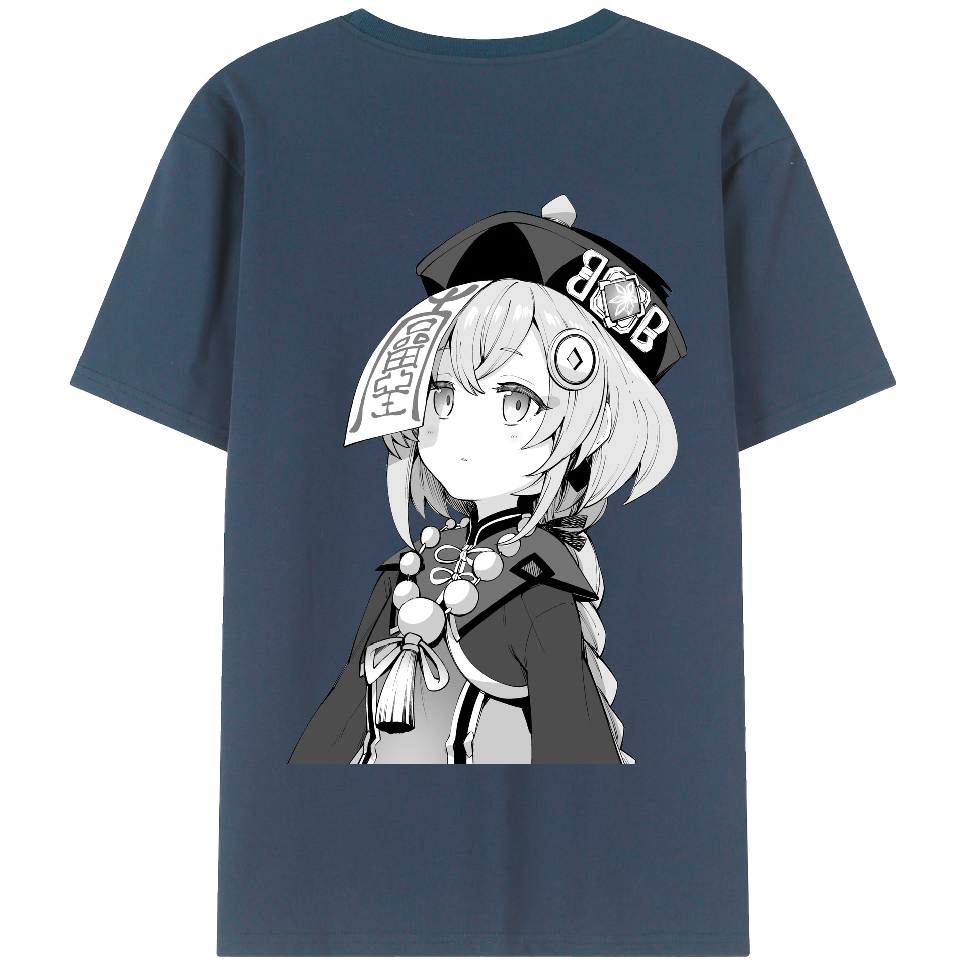 げんし神 七七 なな  genshin Nana 綿100％半袖Tシャツ（背面プリント）