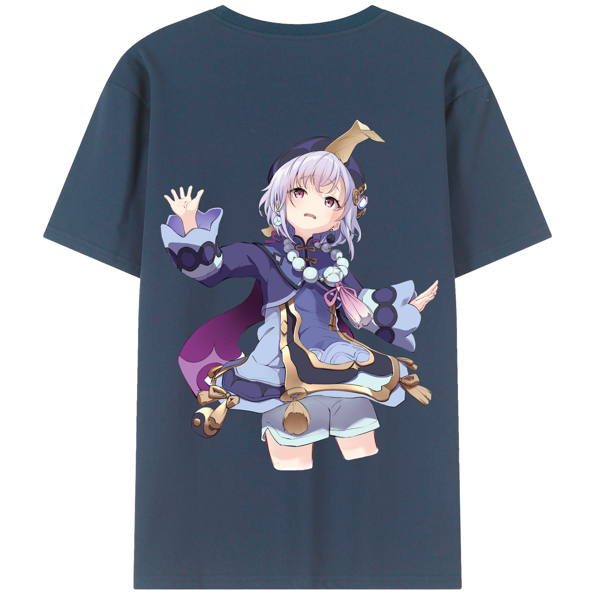 げんし神 七七 なな  genshin Nana 綿100％半袖Tシャツ（背面プリント）