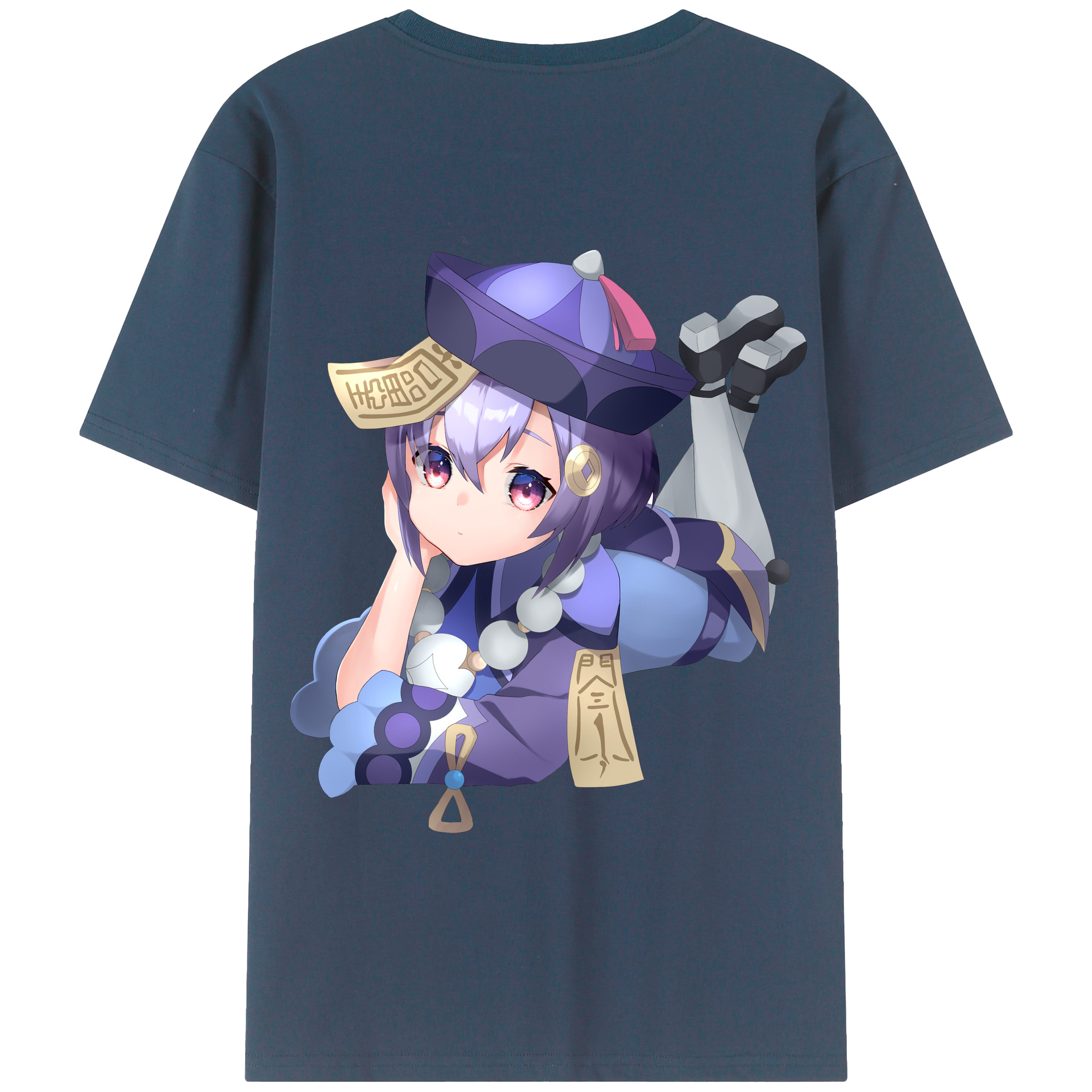 げんし神 七七 なな  genshin Nana 綿100％半袖Tシャツ（背面プリント）