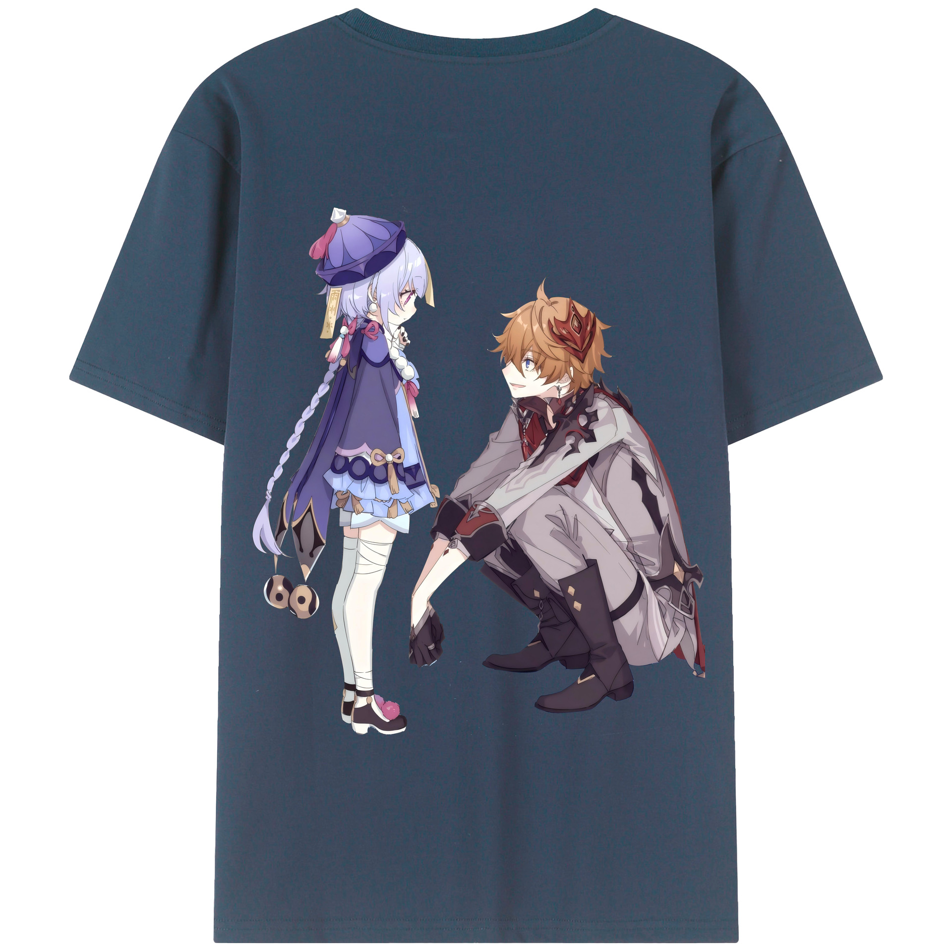 げんし神 七七 なな  genshin Nana 綿100％半袖Tシャツ（背面プリント）