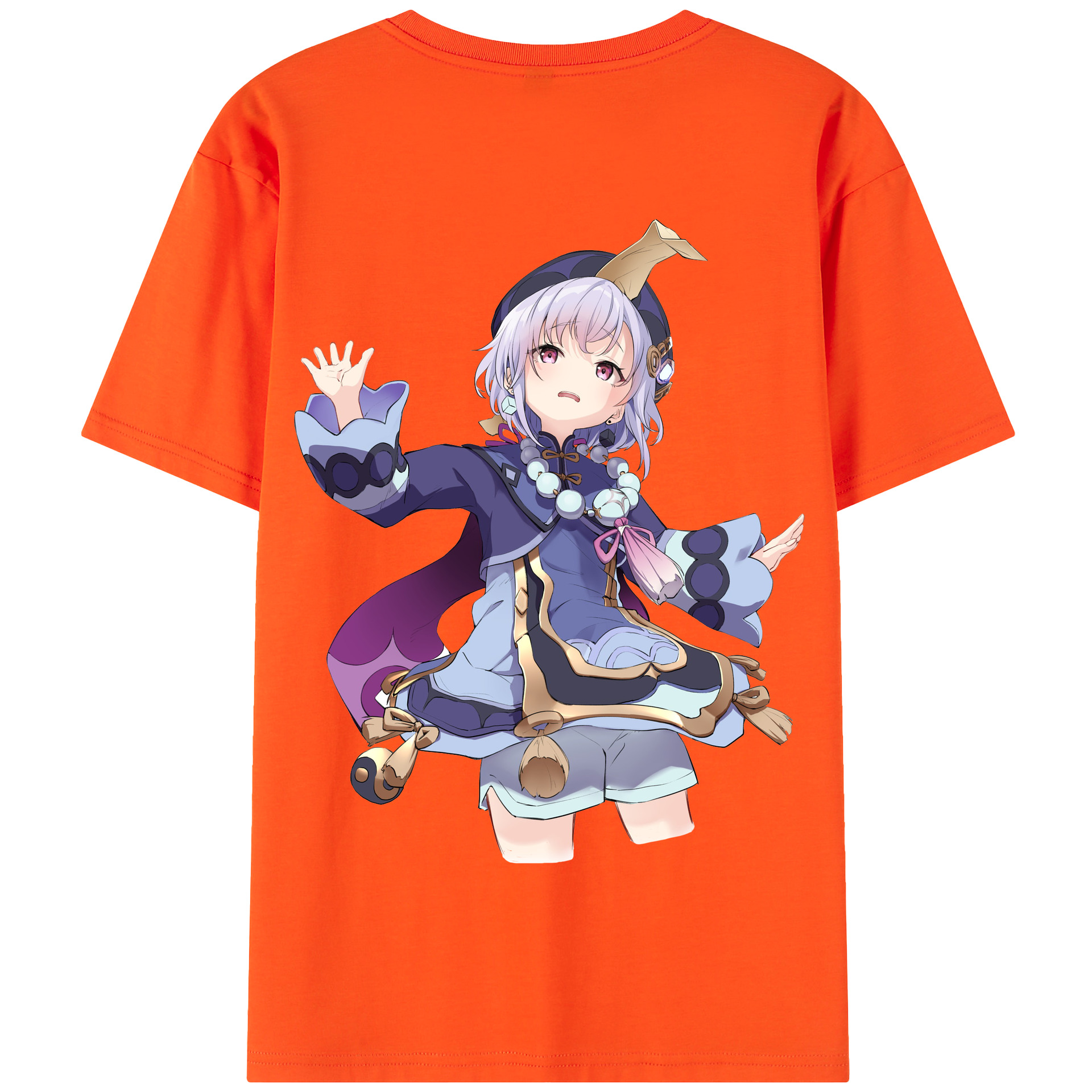 げんし神 七七 なな  genshin Nana 綿100％半袖Tシャツ（背面プリント）