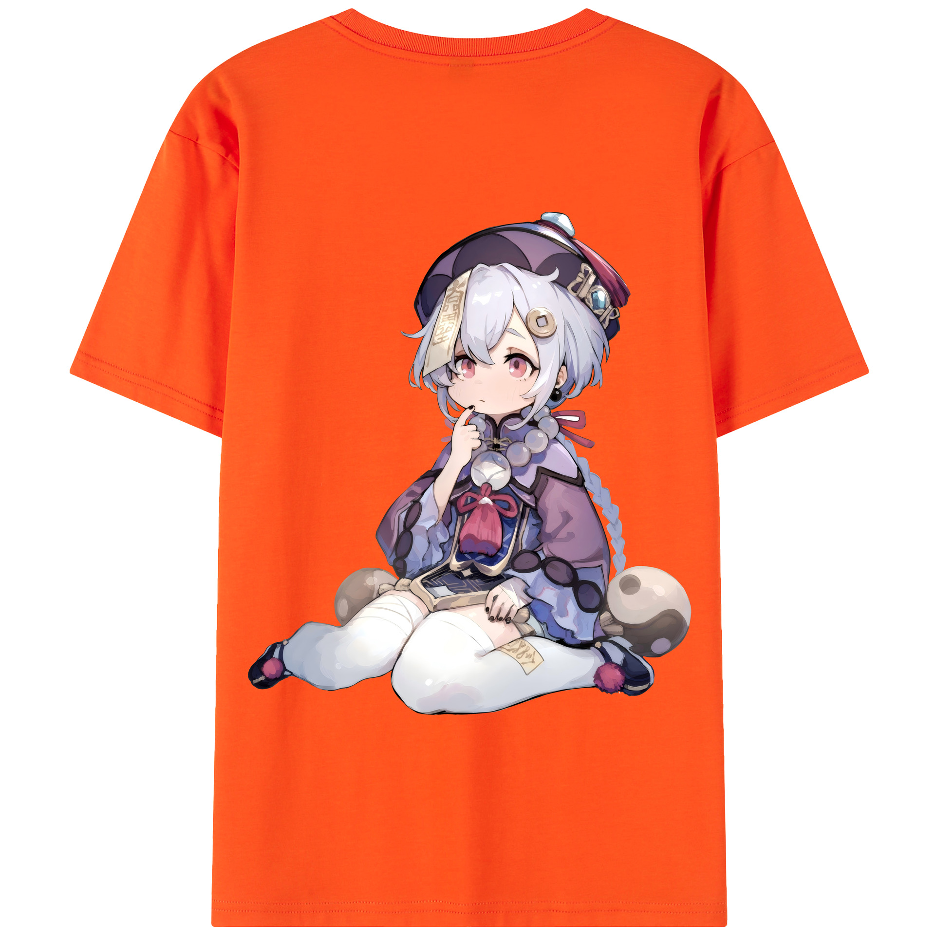 げんし神 七七 なな  genshin Nana 綿100％半袖Tシャツ（背面プリント）