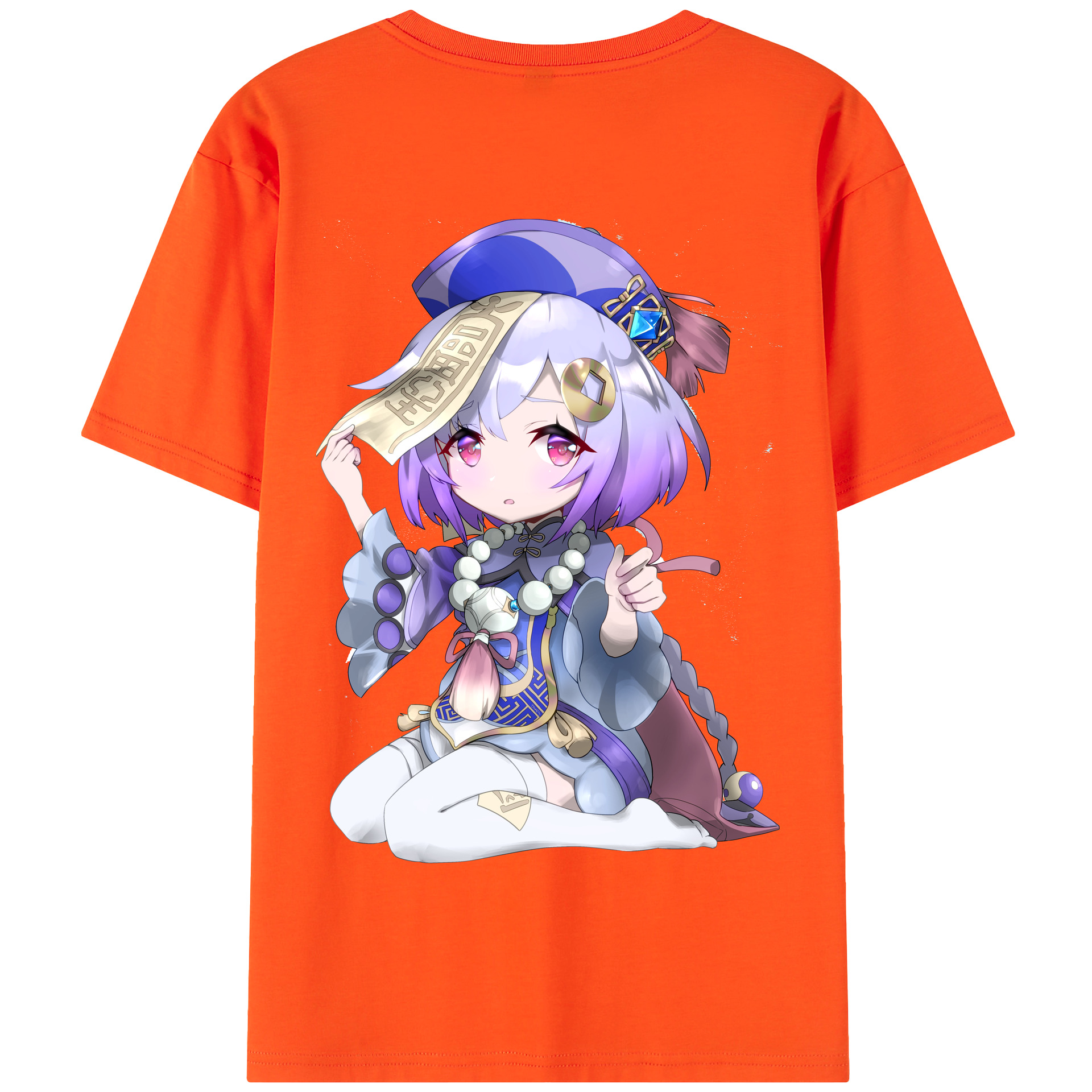 げんし神 七七 なな  genshin Nana 綿100％半袖Tシャツ（背面プリント）