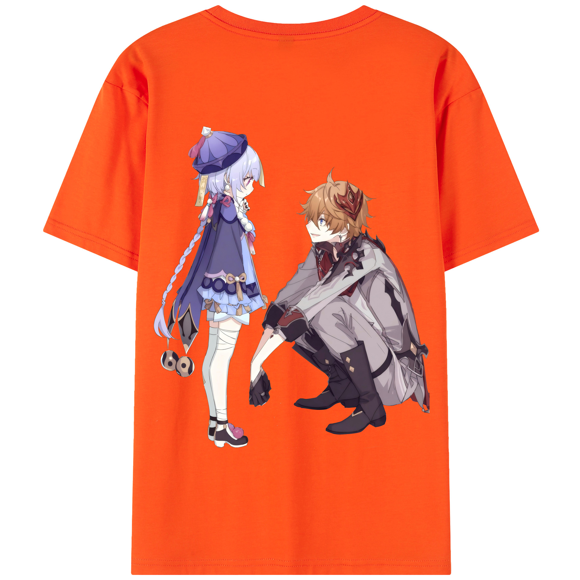 げんし神 七七 なな  genshin Nana 綿100％半袖Tシャツ（背面プリント）