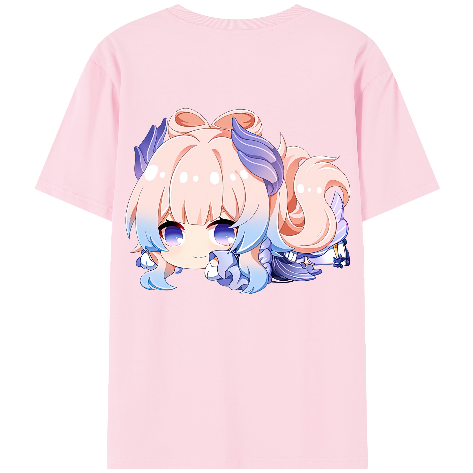 げんし神 珊瑚宮心海 サンゴノミヤ・ココミ genshin Sangonomiya Kokomi 綿100％半袖Tシャツ（背面プリント）
