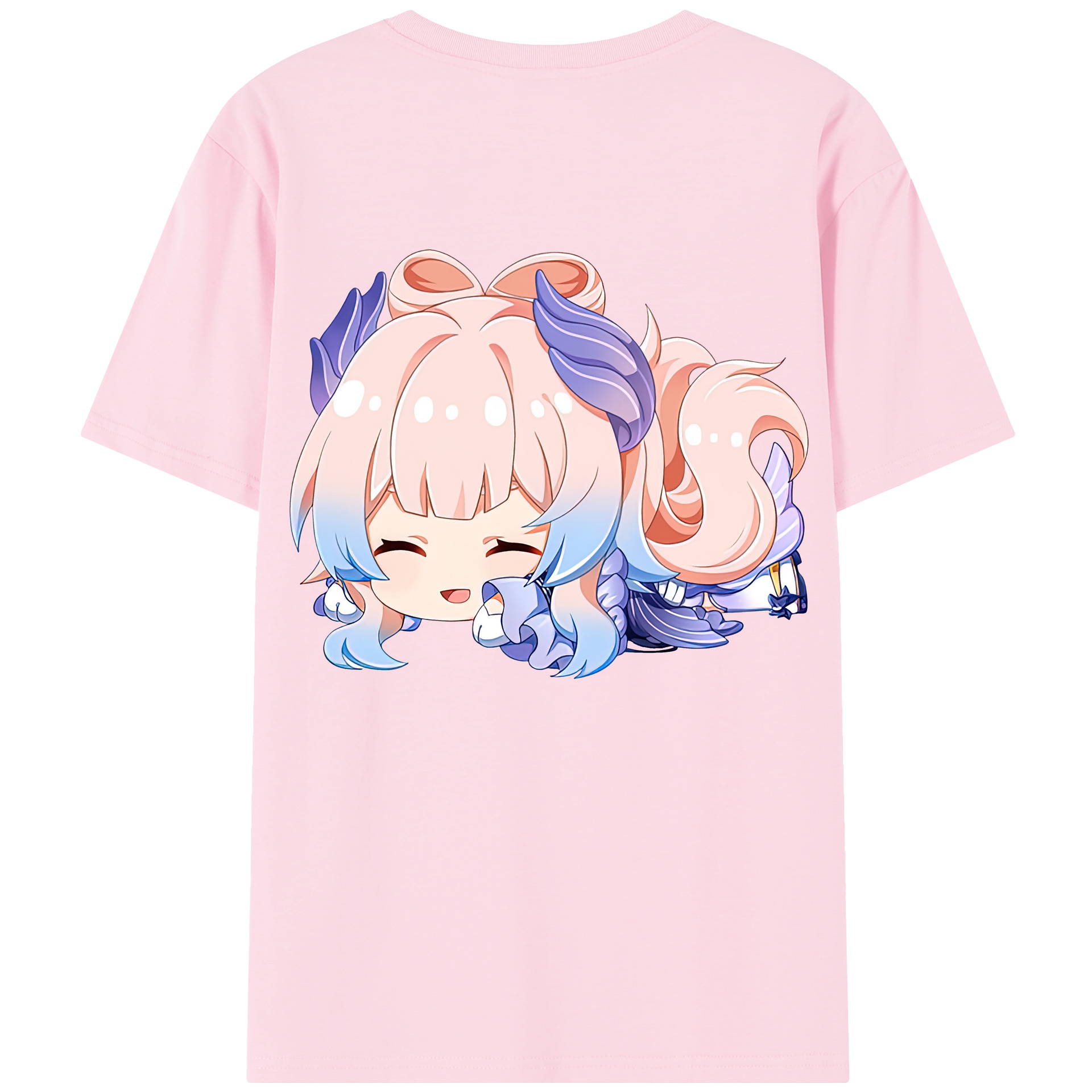 げんし神 珊瑚宮心海 サンゴノミヤ・ココミ genshin Sangonomiya Kokomi 綿100％半袖Tシャツ（背面プリント）