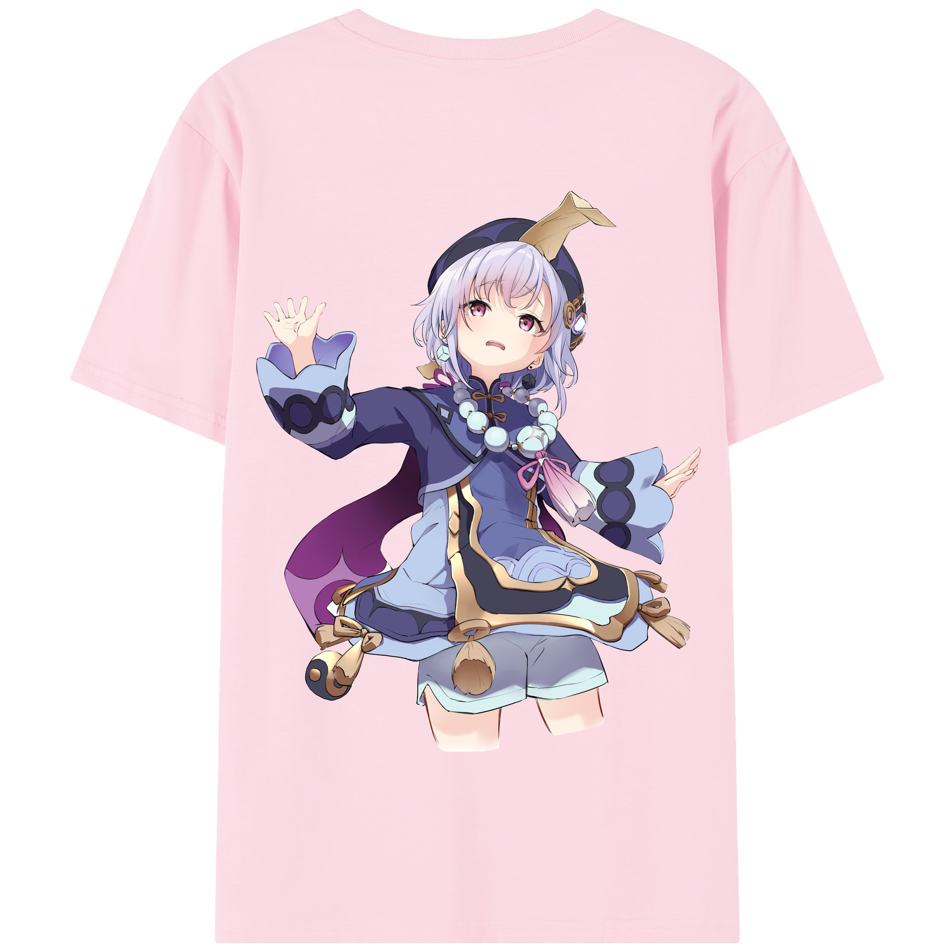 げんし神 七七 なな  genshin Nana 綿100％半袖Tシャツ（背面プリント）