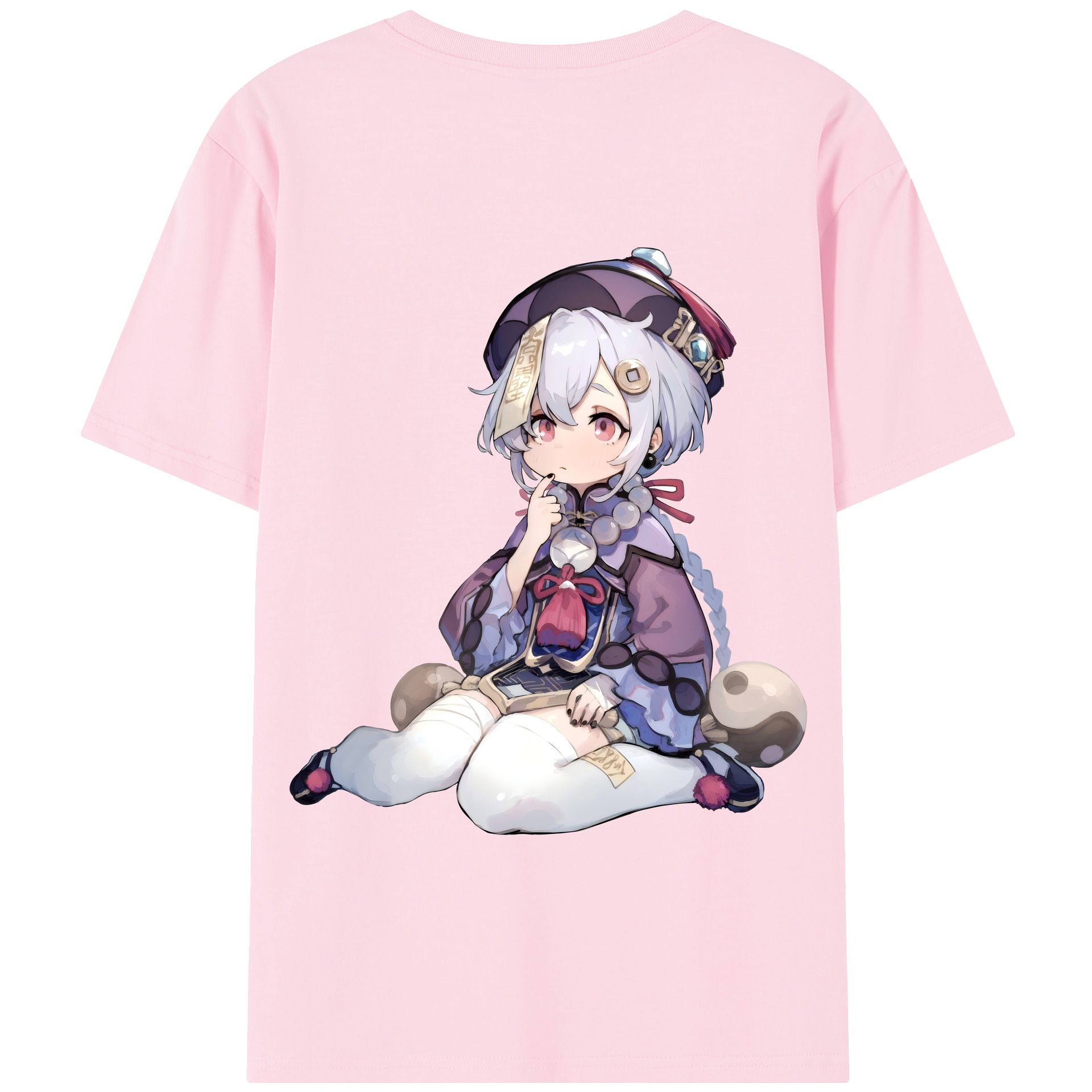げんし神 七七 なな  genshin Nana 綿100％半袖Tシャツ（背面プリント）