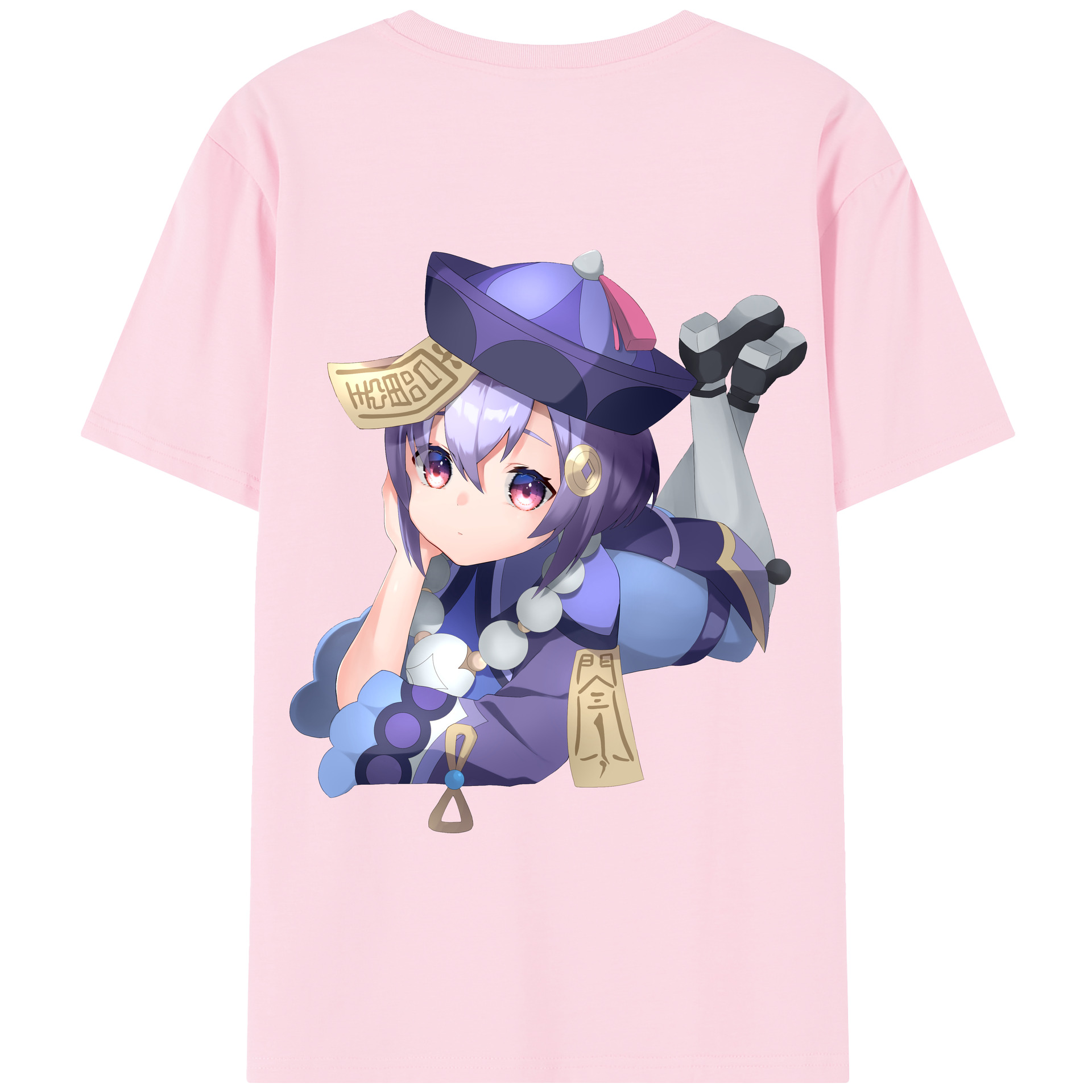 げんし神 七七 なな  genshin Nana 綿100％半袖Tシャツ（背面プリント）