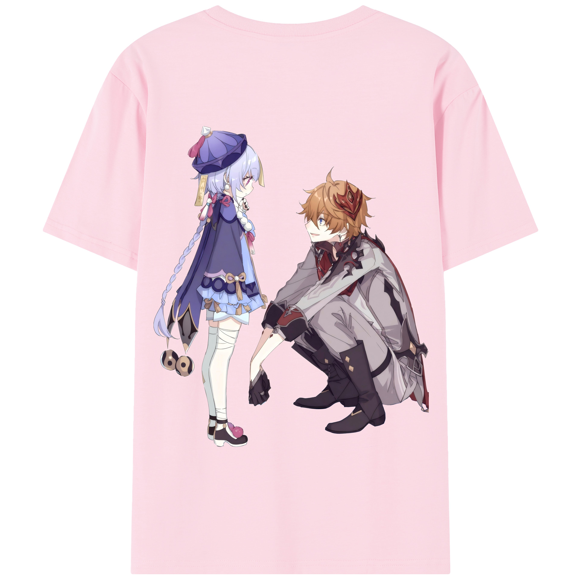 げんし神 七七 なな  genshin Nana 綿100％半袖Tシャツ（背面プリント）