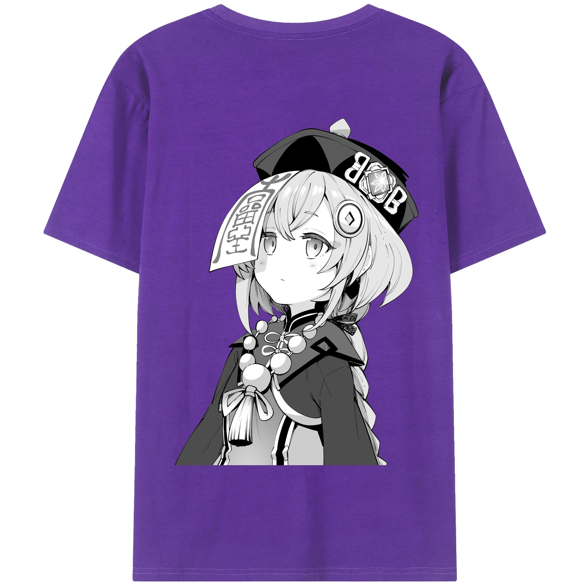 げんし神 七七 なな  genshin Nana 綿100％半袖Tシャツ（背面プリント）