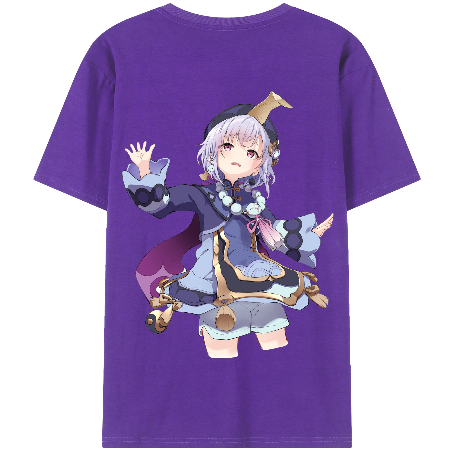 げんし神 七七 なな  genshin Nana 綿100％半袖Tシャツ（背面プリント）