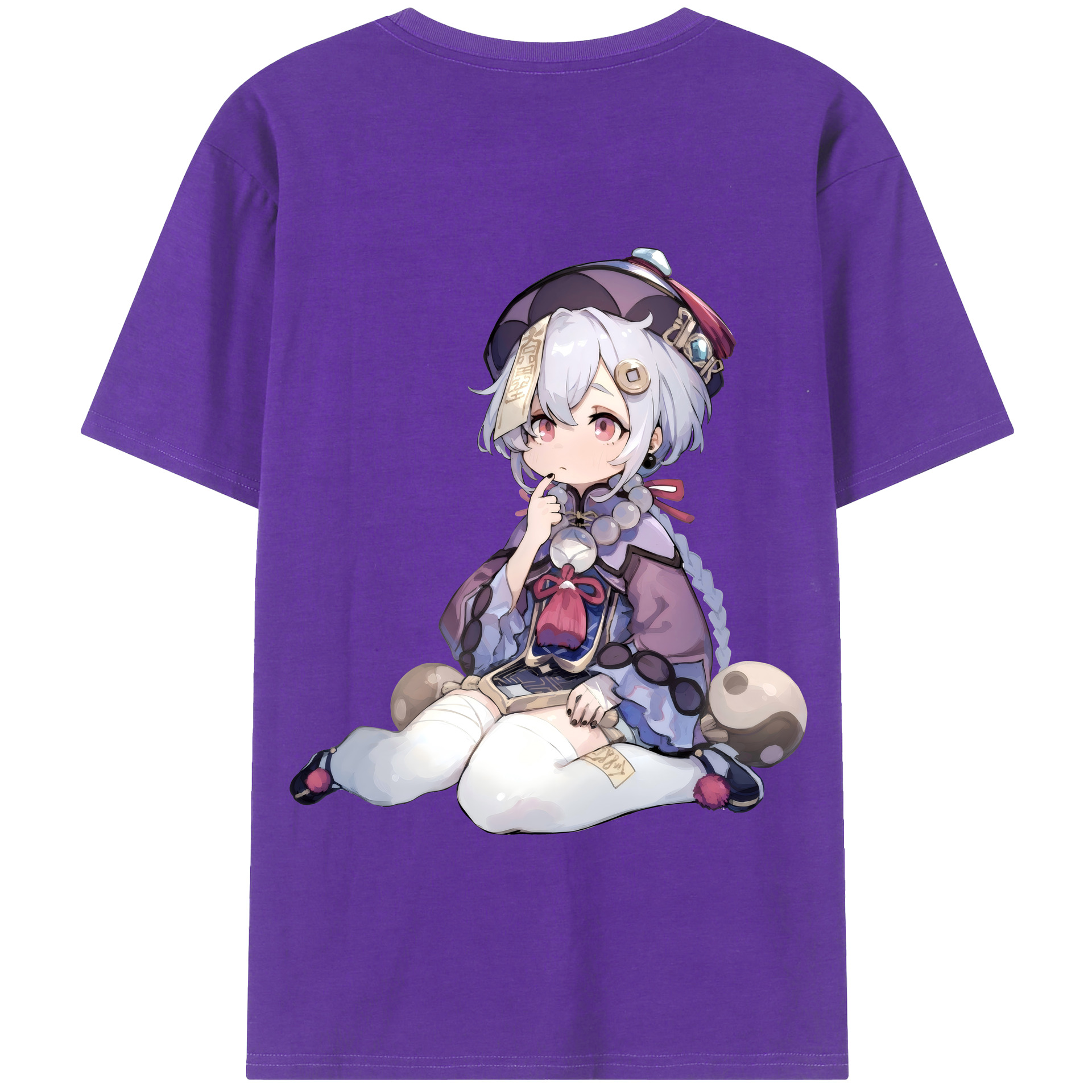 げんし神 七七 なな  genshin Nana 綿100％半袖Tシャツ（背面プリント）