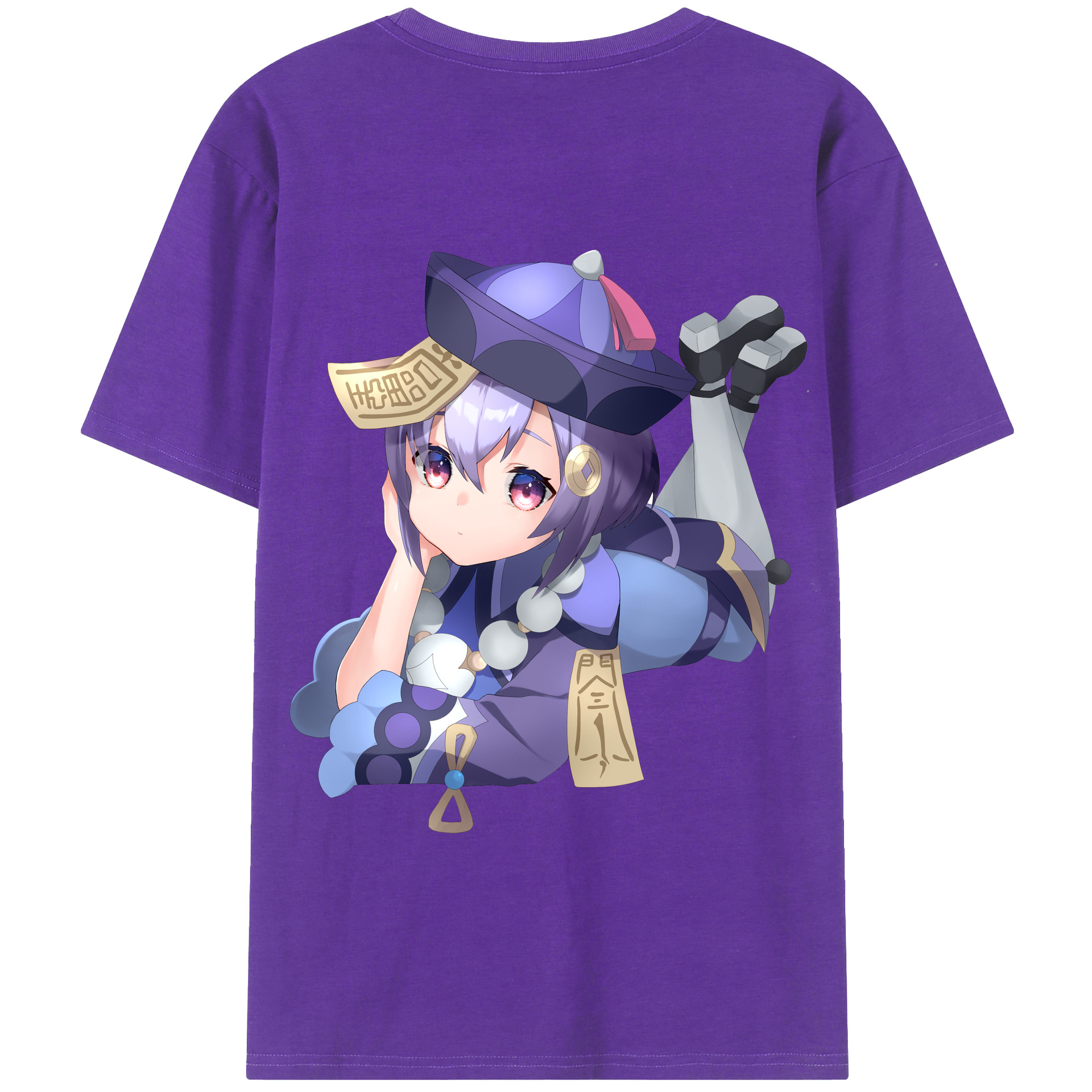 げんし神 七七 なな  genshin Nana 綿100％半袖Tシャツ（背面プリント）