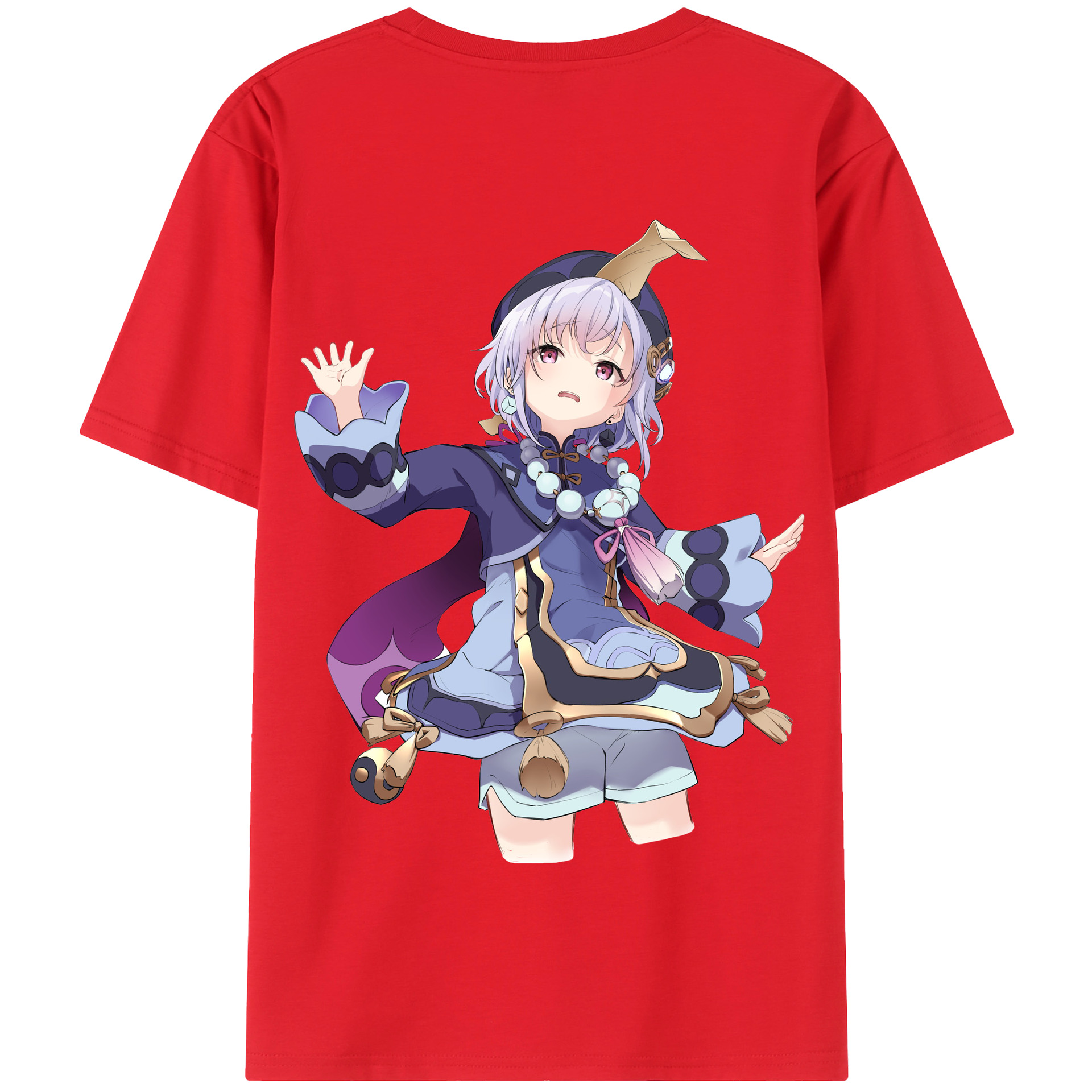 げんし神 七七 なな  genshin Nana 綿100％半袖Tシャツ（背面プリント）