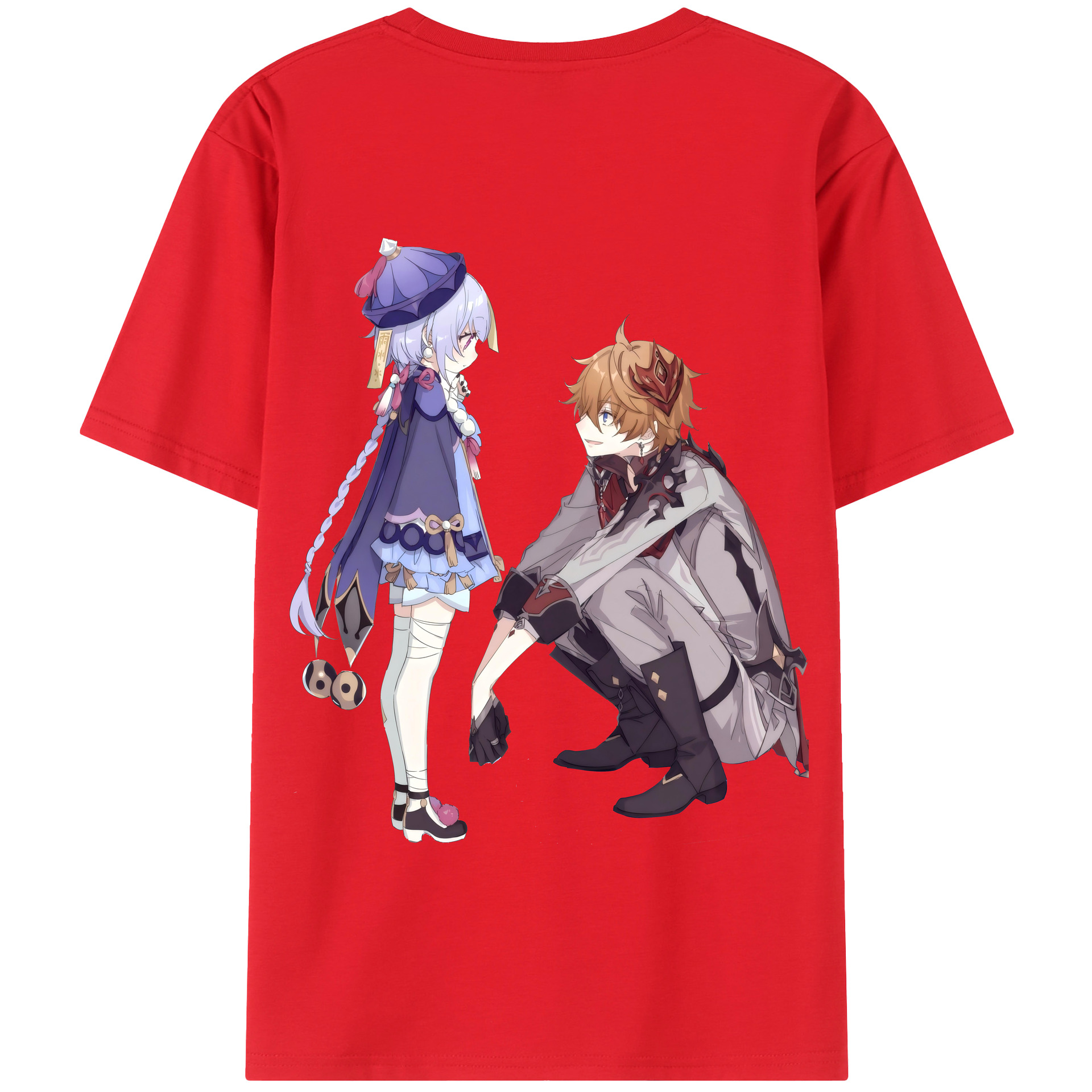 げんし神 七七 なな  genshin Nana 綿100％半袖Tシャツ（背面プリント）