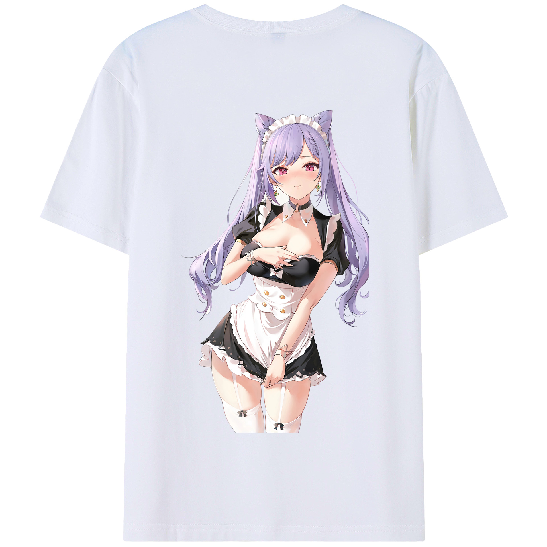 げんし神 刻晴 こくせい genshin Kokusei 綿100％半袖Tシャツ（背面プリント）