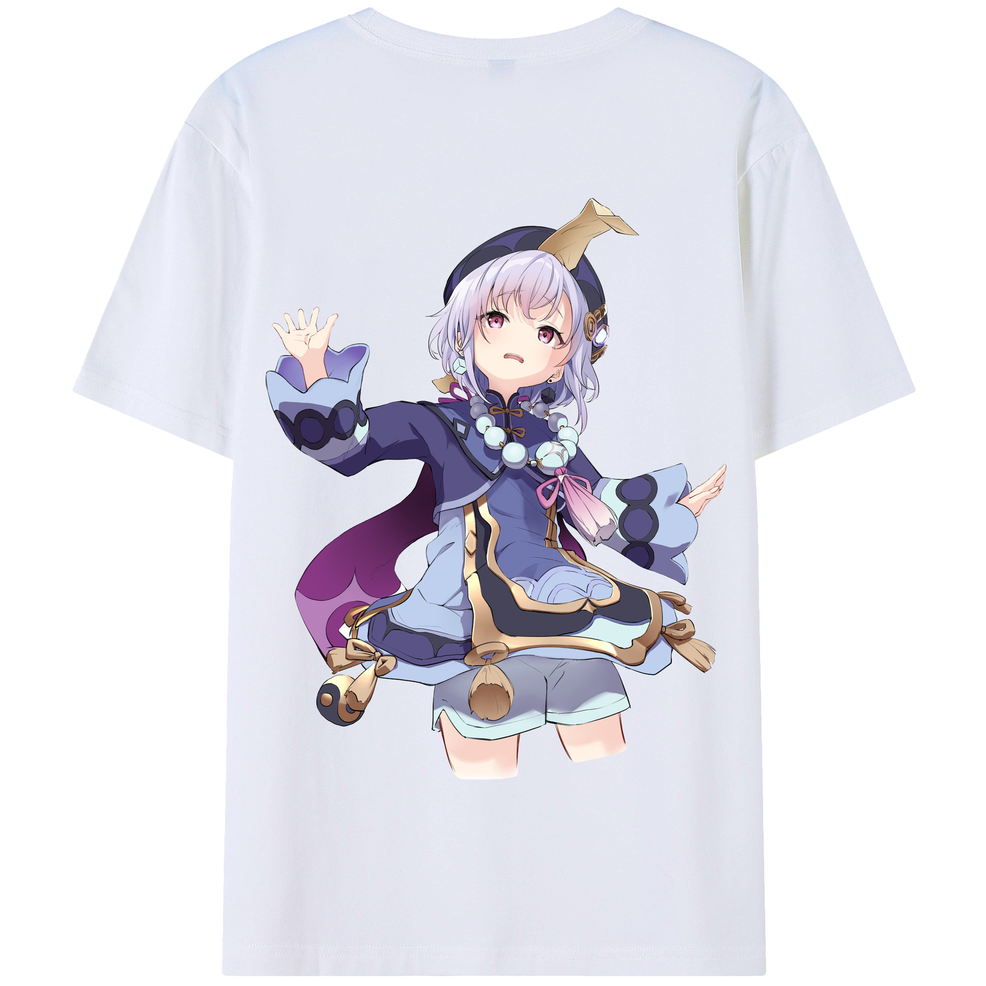 げんし神 七七 なな  genshin Nana 綿100％半袖Tシャツ（背面プリント）