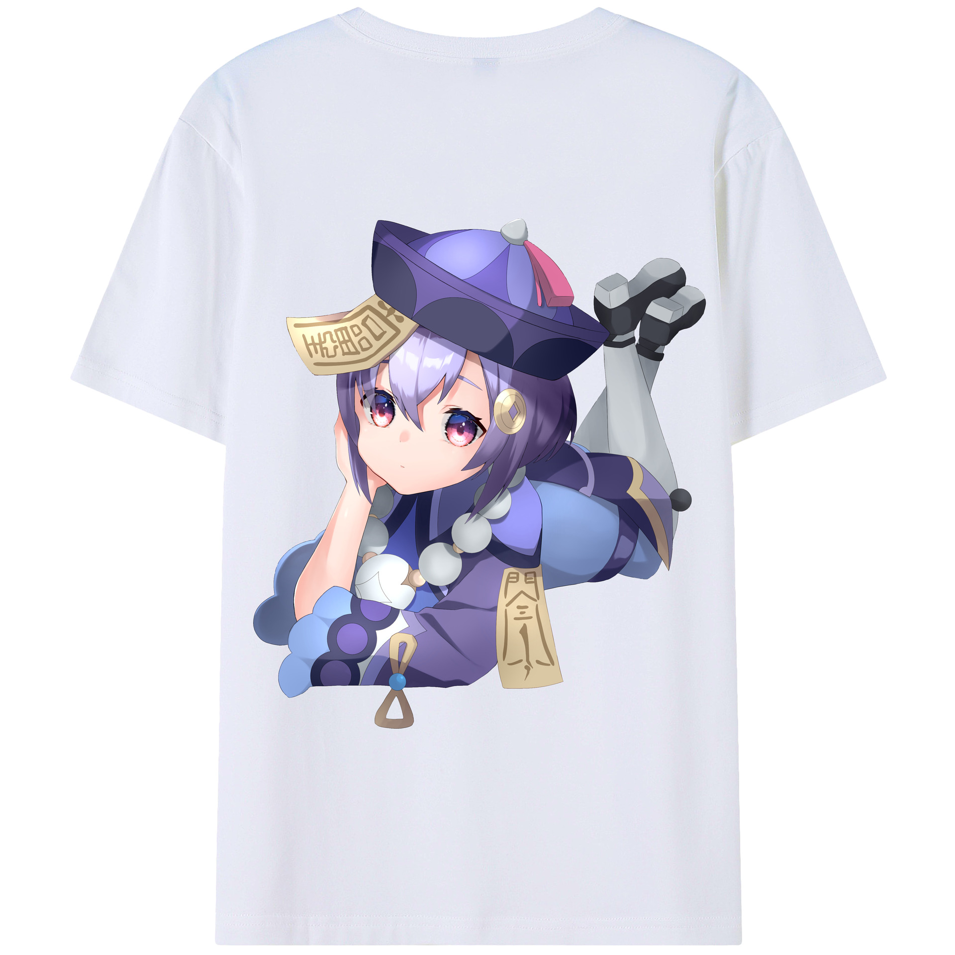 げんし神 七七 なな  genshin Nana 綿100％半袖Tシャツ（背面プリント）