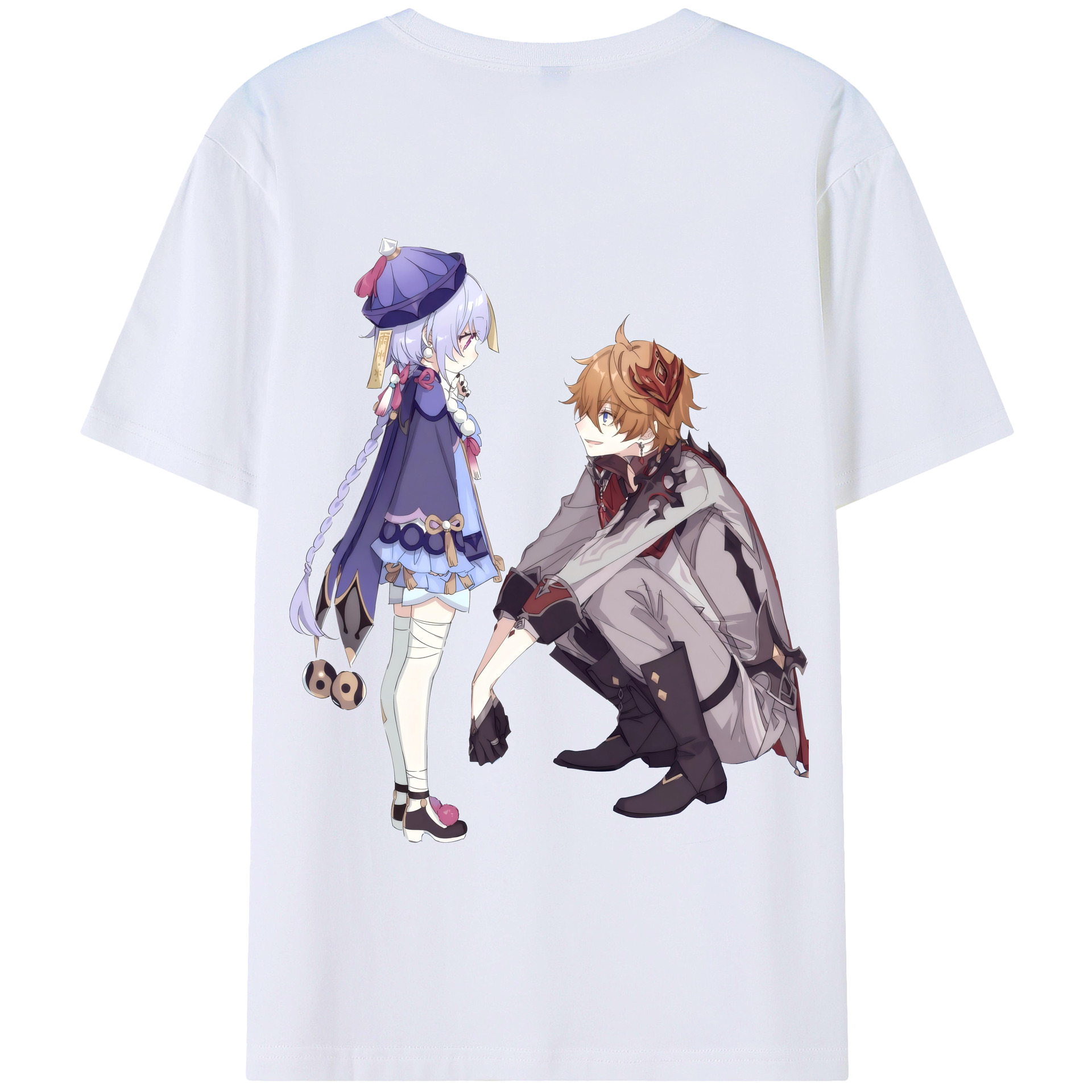 げんし神 七七 なな  genshin Nana 綿100％半袖Tシャツ（背面プリント）