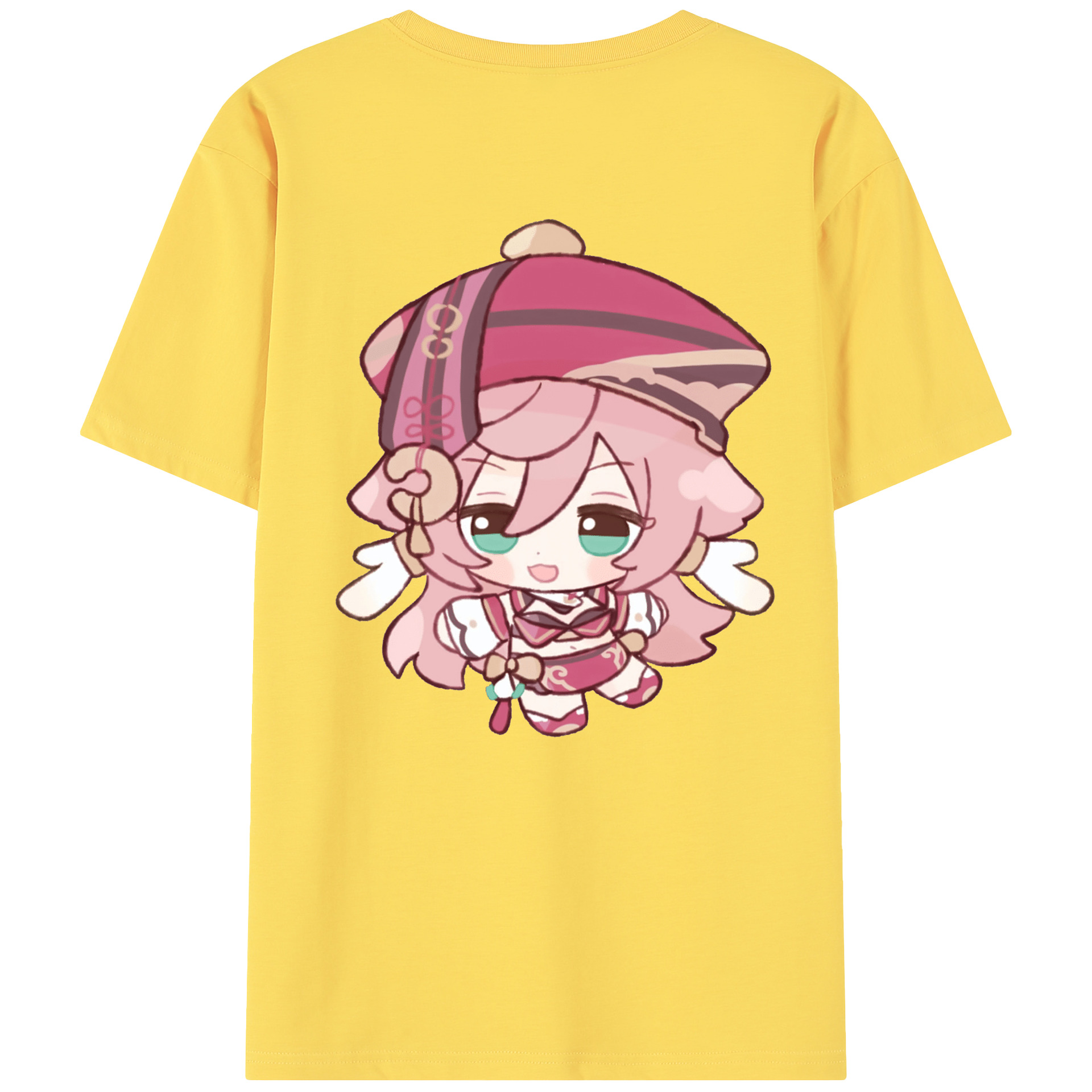 げんし神 ヤンフェイ genshin Yanfei 綿100％半袖Tシャツ（背面プリント）