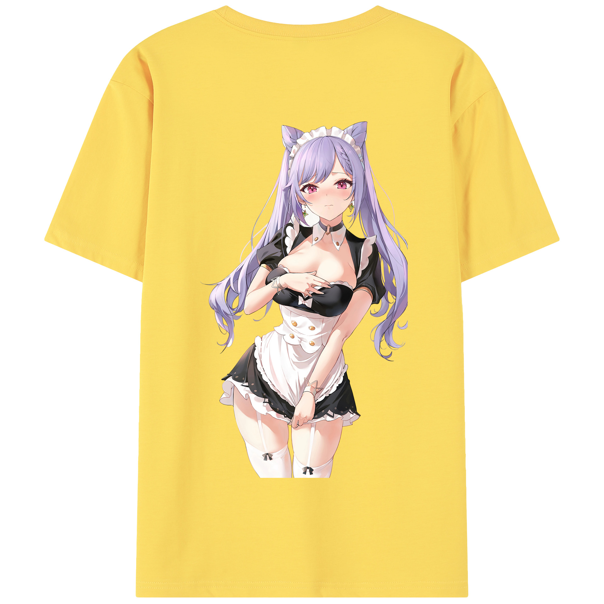 げんし神 刻晴 こくせい genshin Kokusei 綿100％半袖Tシャツ（背面プリント）