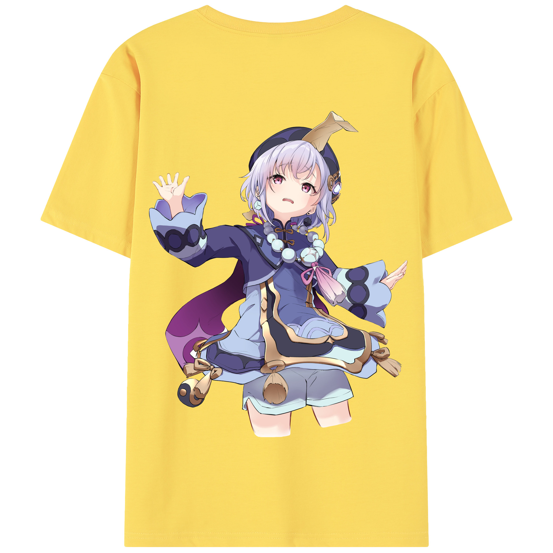 げんし神 七七 なな  genshin Nana 綿100％半袖Tシャツ（背面プリント）