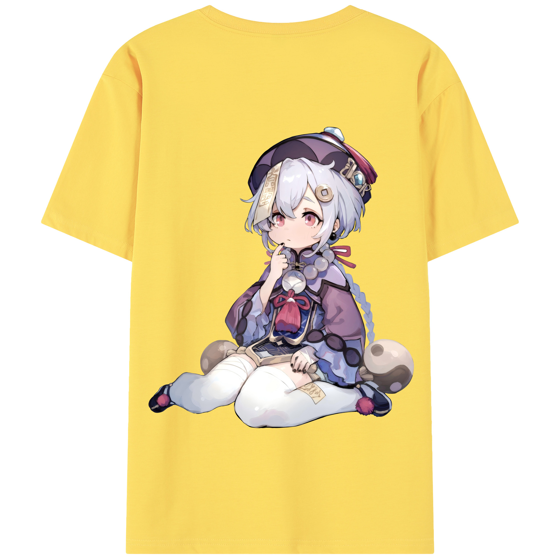 げんし神 七七 なな  genshin Nana 綿100％半袖Tシャツ（背面プリント）