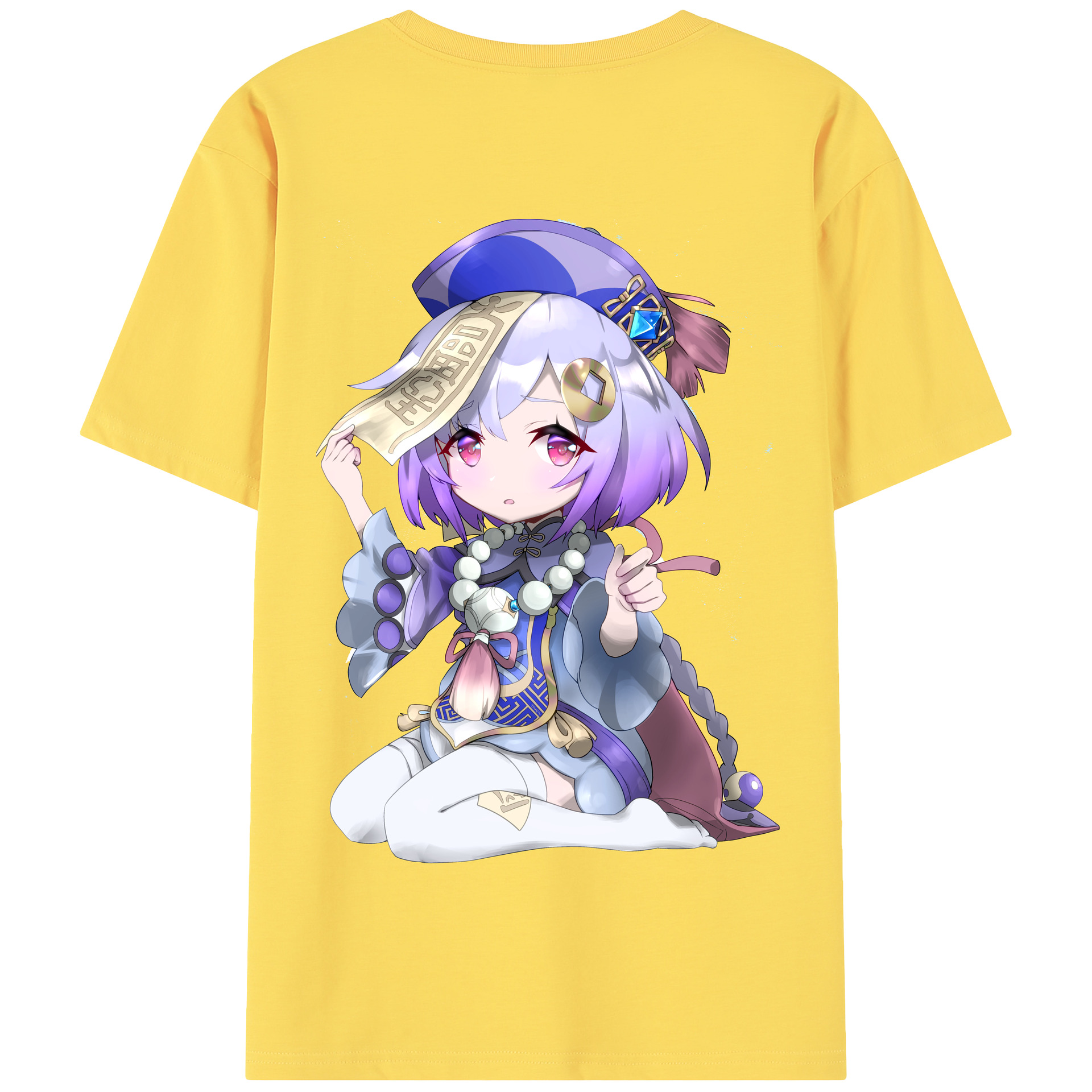 げんし神 七七 なな  genshin Nana 綿100％半袖Tシャツ（背面プリント）