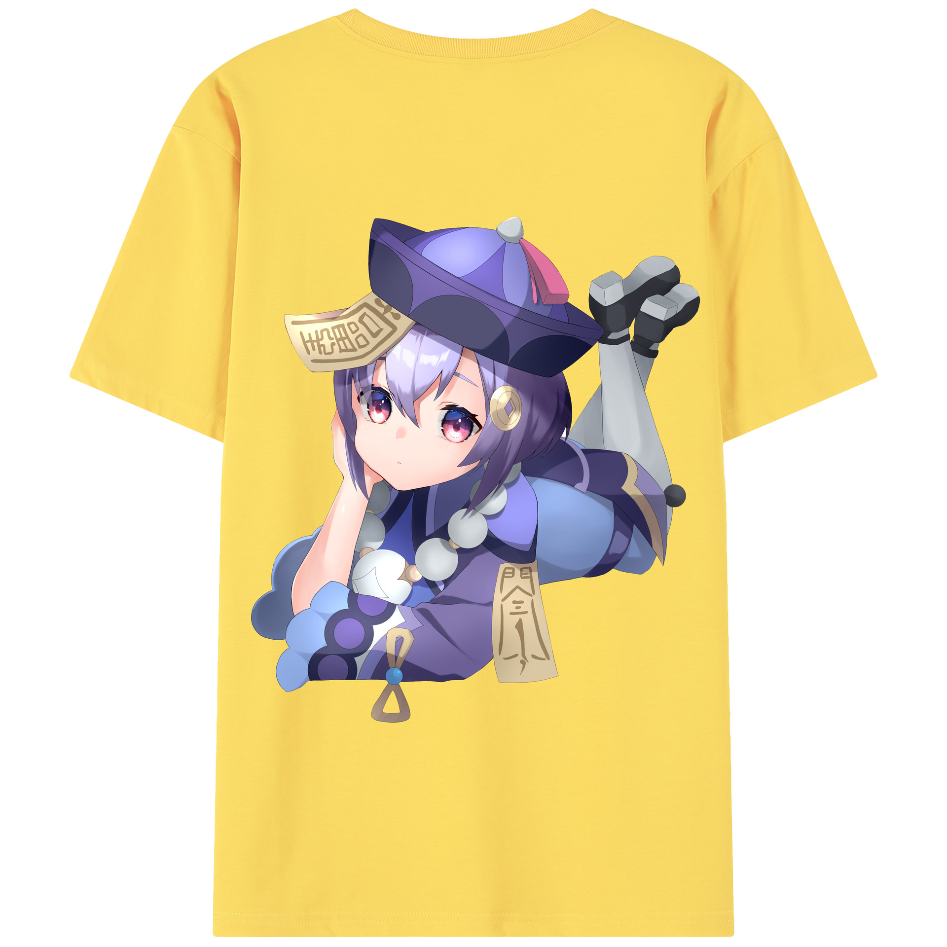 げんし神 七七 なな  genshin Nana 綿100％半袖Tシャツ（背面プリント）