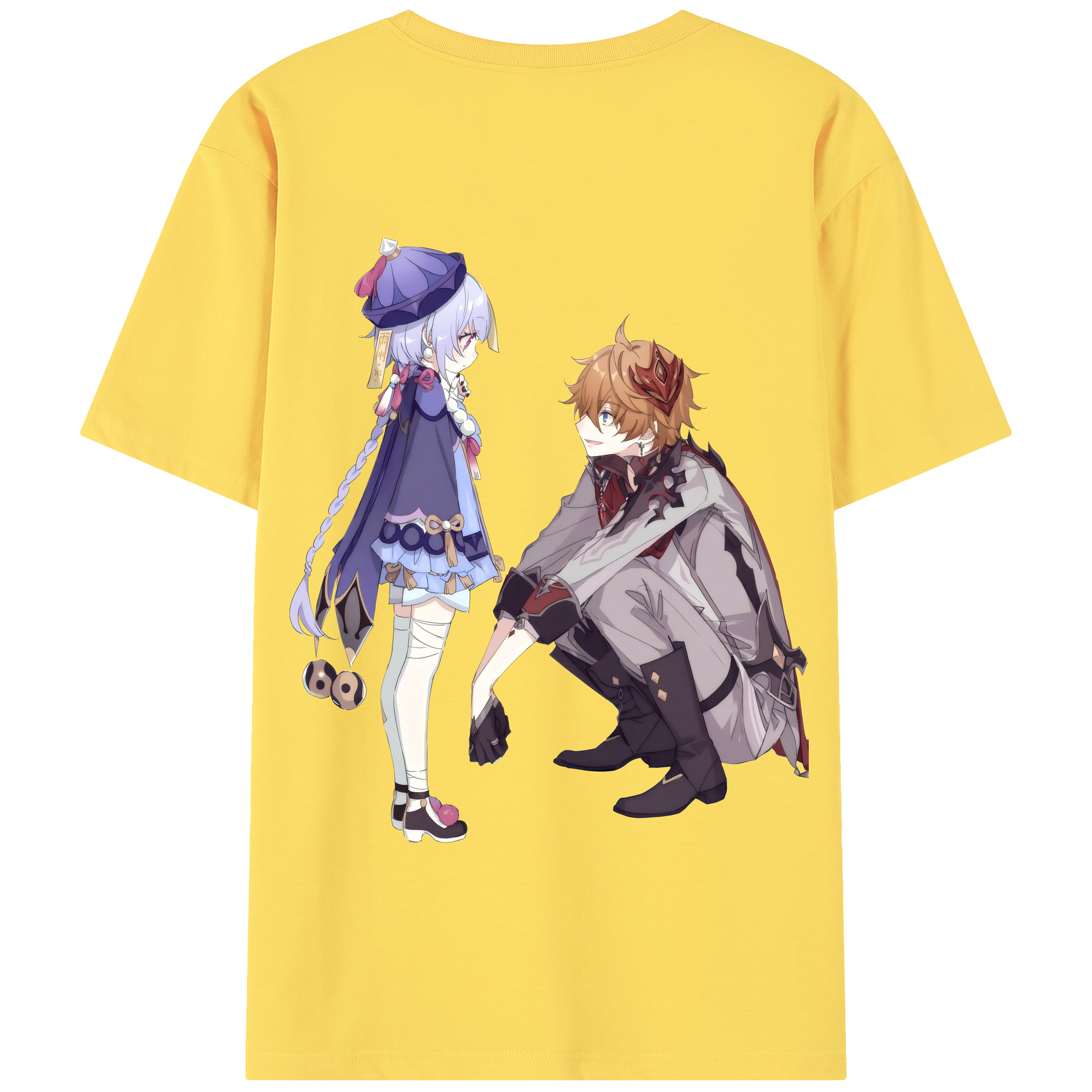 げんし神 七七 なな  genshin Nana 綿100％半袖Tシャツ（背面プリント）