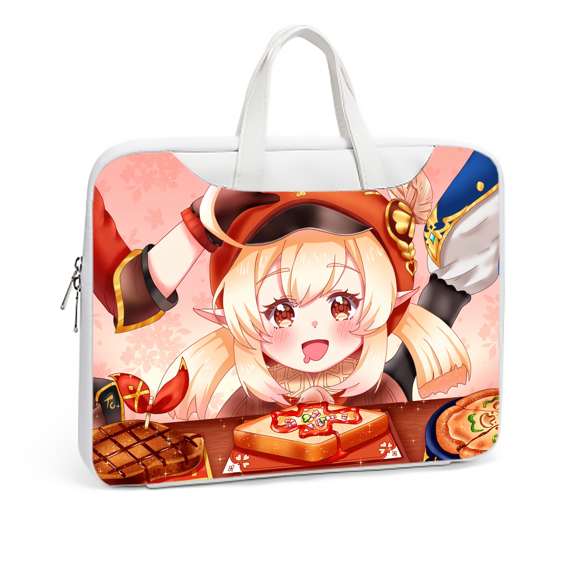 げんし神 genshin レザーラップトップバッグ　ノートパソコンケース