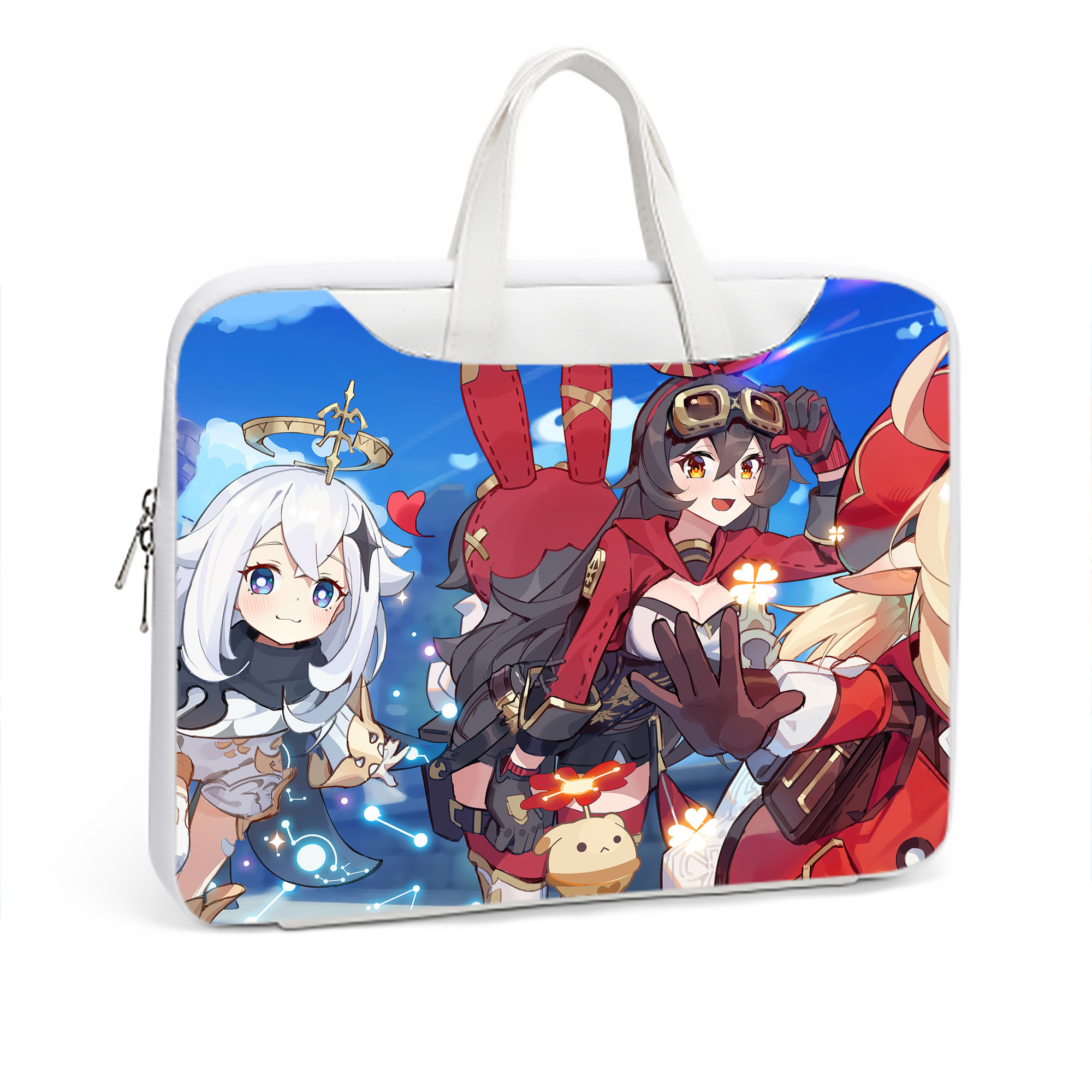 げんし神 genshin レザーラップトップバッグ　ノートパソコンケース