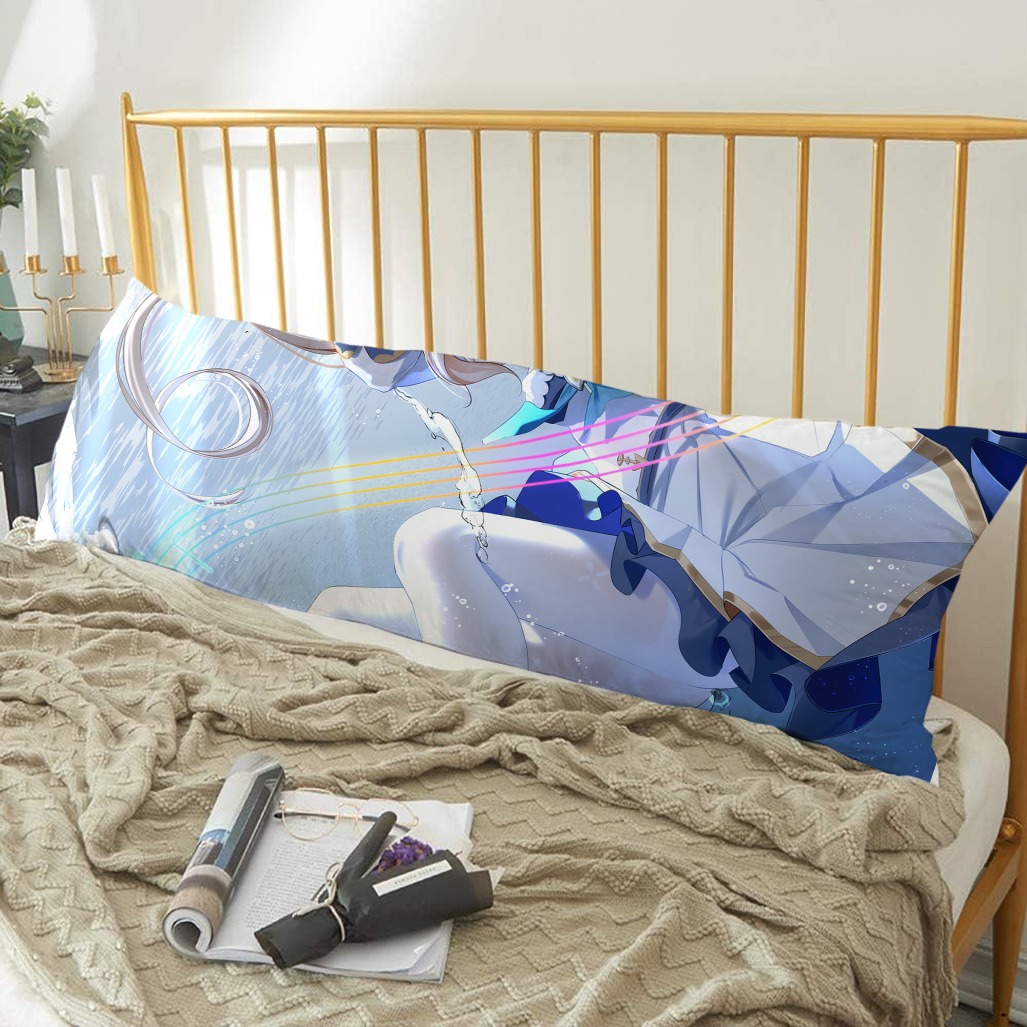 げんし神 genshin ロング抱き枕カバー 両面プリントタイプ（サイズ選択可）